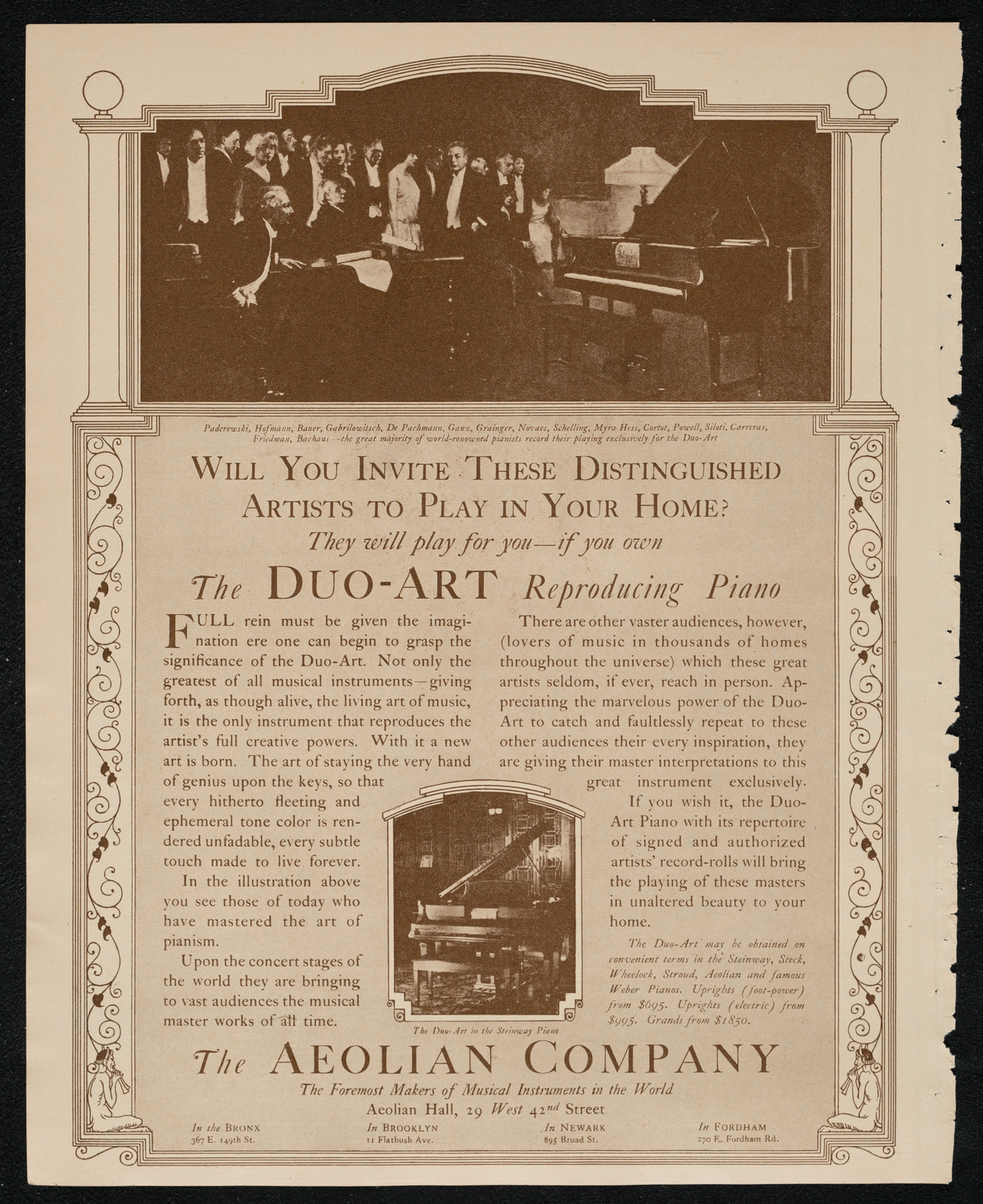 New York Philharmonic, October 30, 1924, program page 2