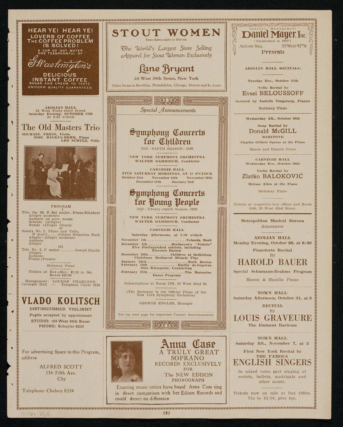 Lecture by Captain Roald Amundsen, October 16, 1925, program page 9