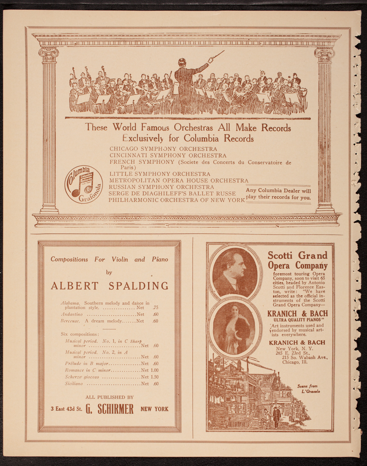 Oratorio Society of New York, December 30, 1919, program page 6