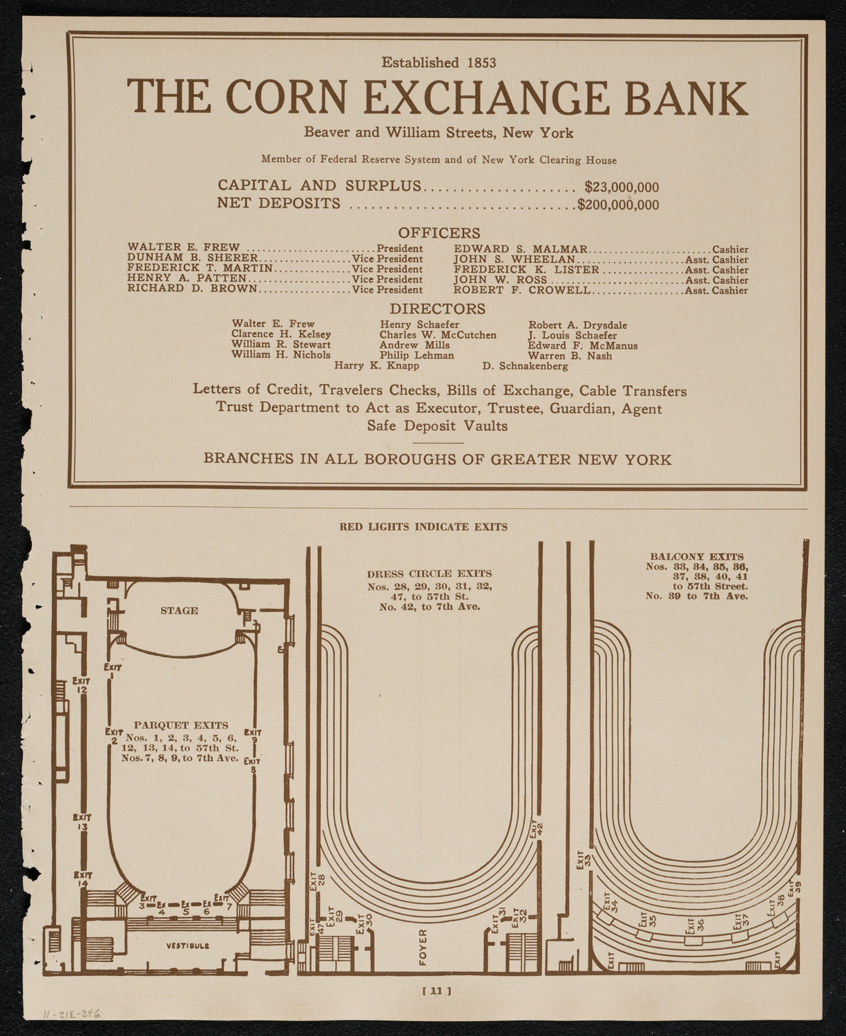 New York Symphony Orchestra, November 21, 1924, program page 11