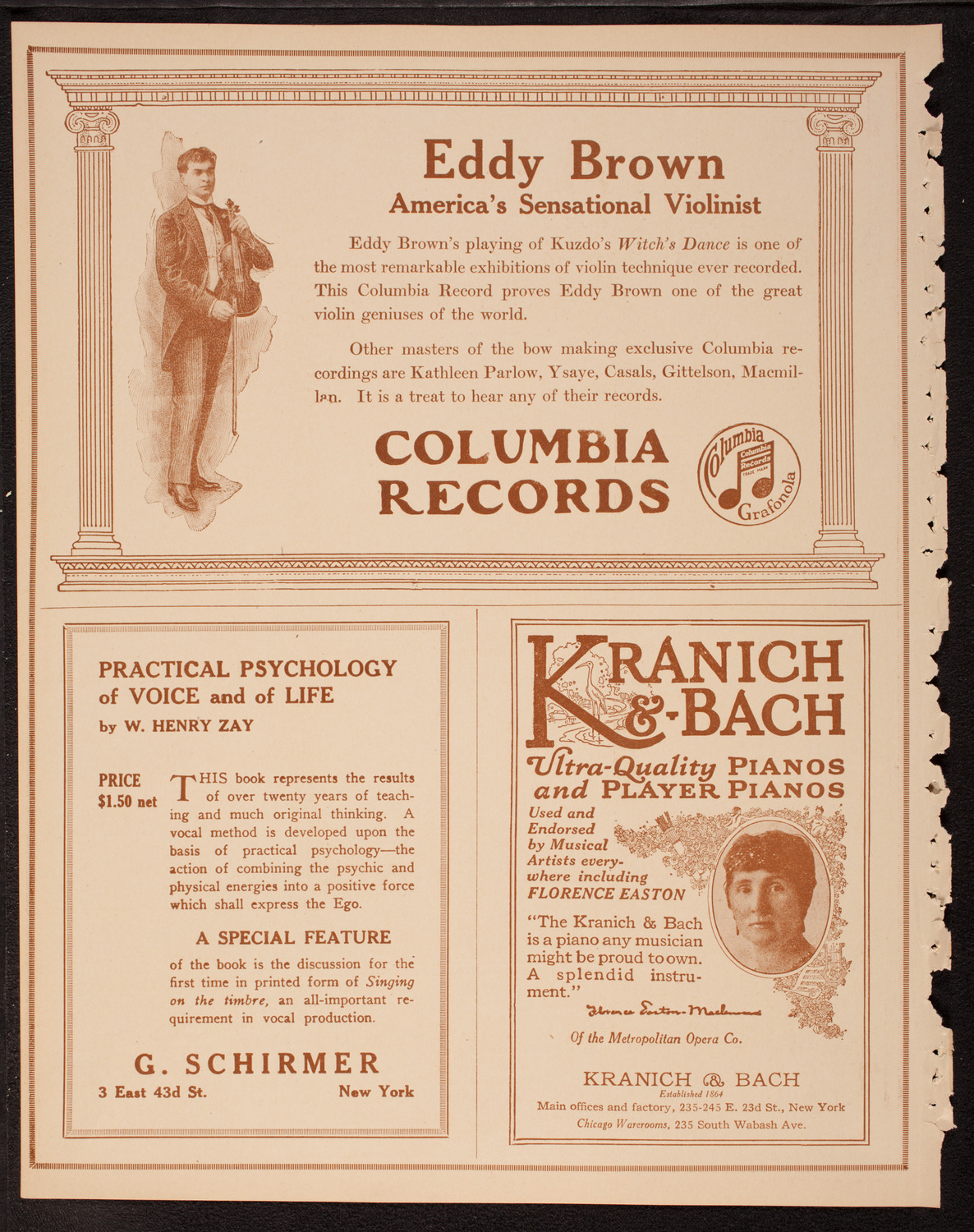Home Symphony Concert: New York Philharmonic, December 12, 1917, program page 6