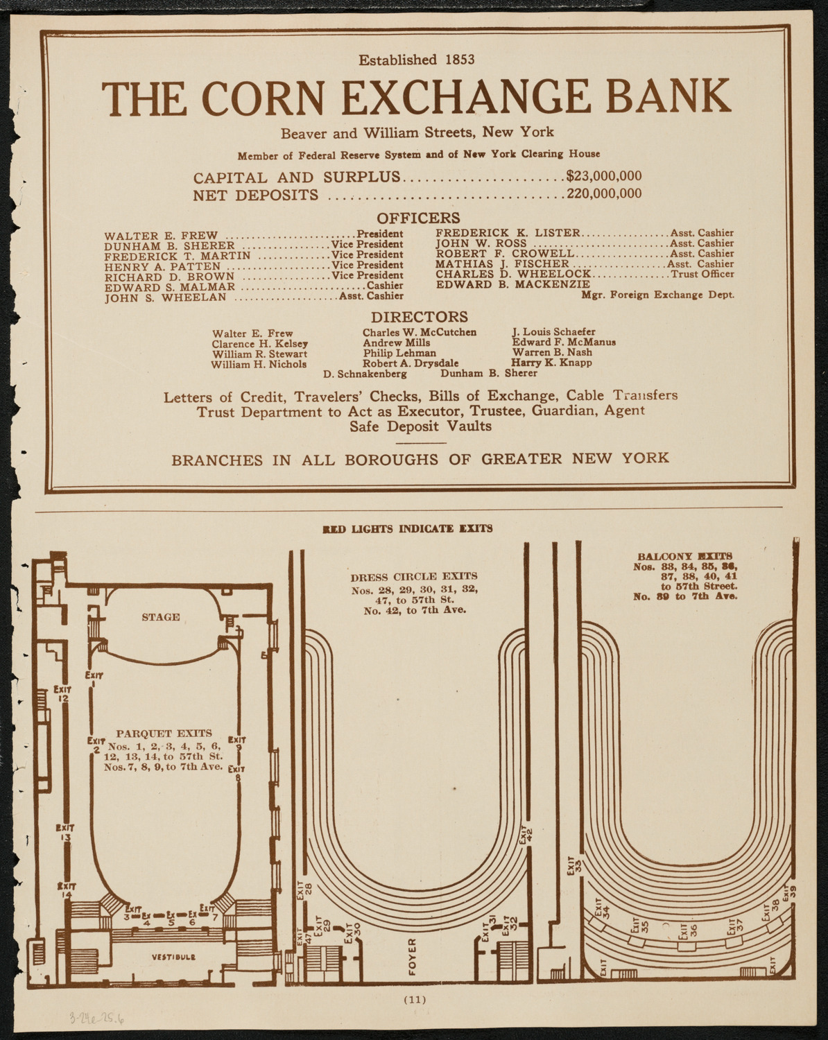 Philadelphia Orchestra, March 24, 1925, program page 11