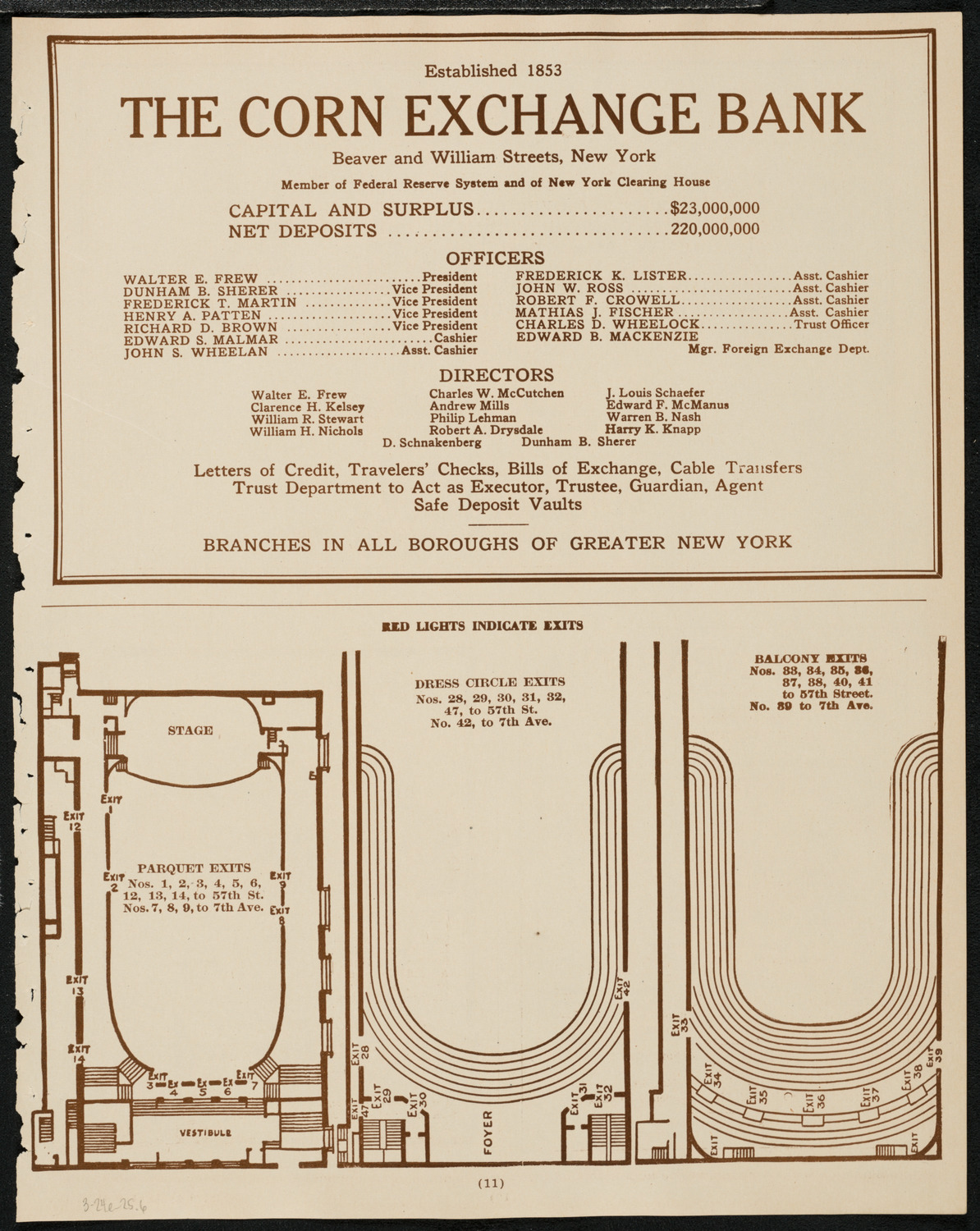 Philadelphia Orchestra, March 24, 1925, program page 11