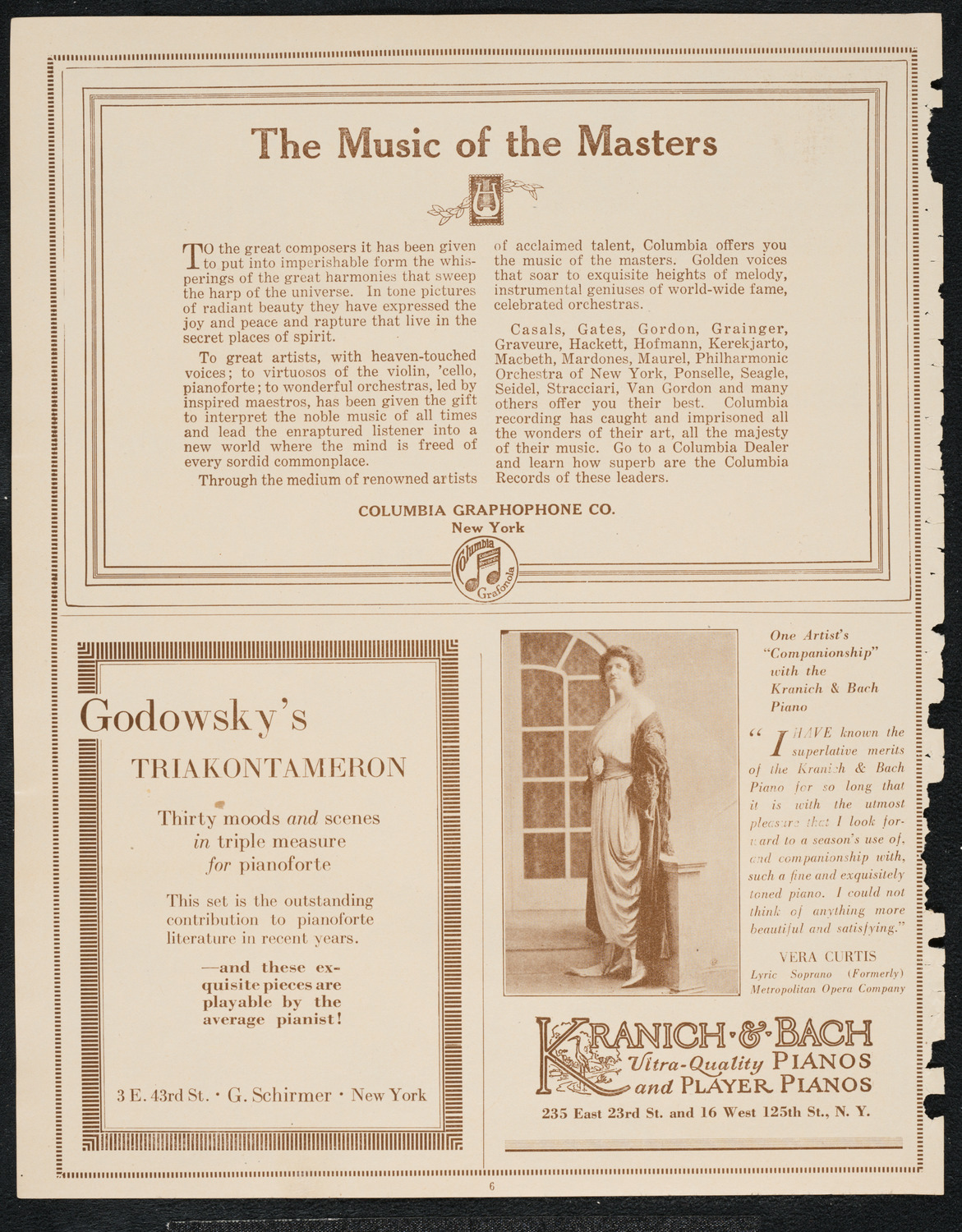 Symphony Concert for Young People, December 9, 1922, program page 6