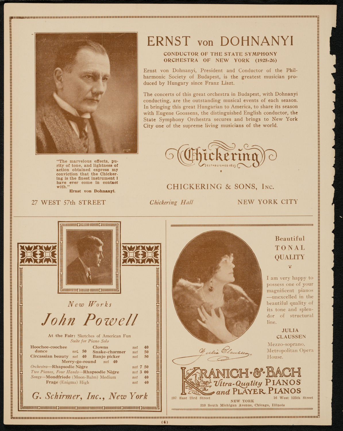 Graduation: College of Pharmacy of the City of New York Columbia University, May 21, 1925, program page 6