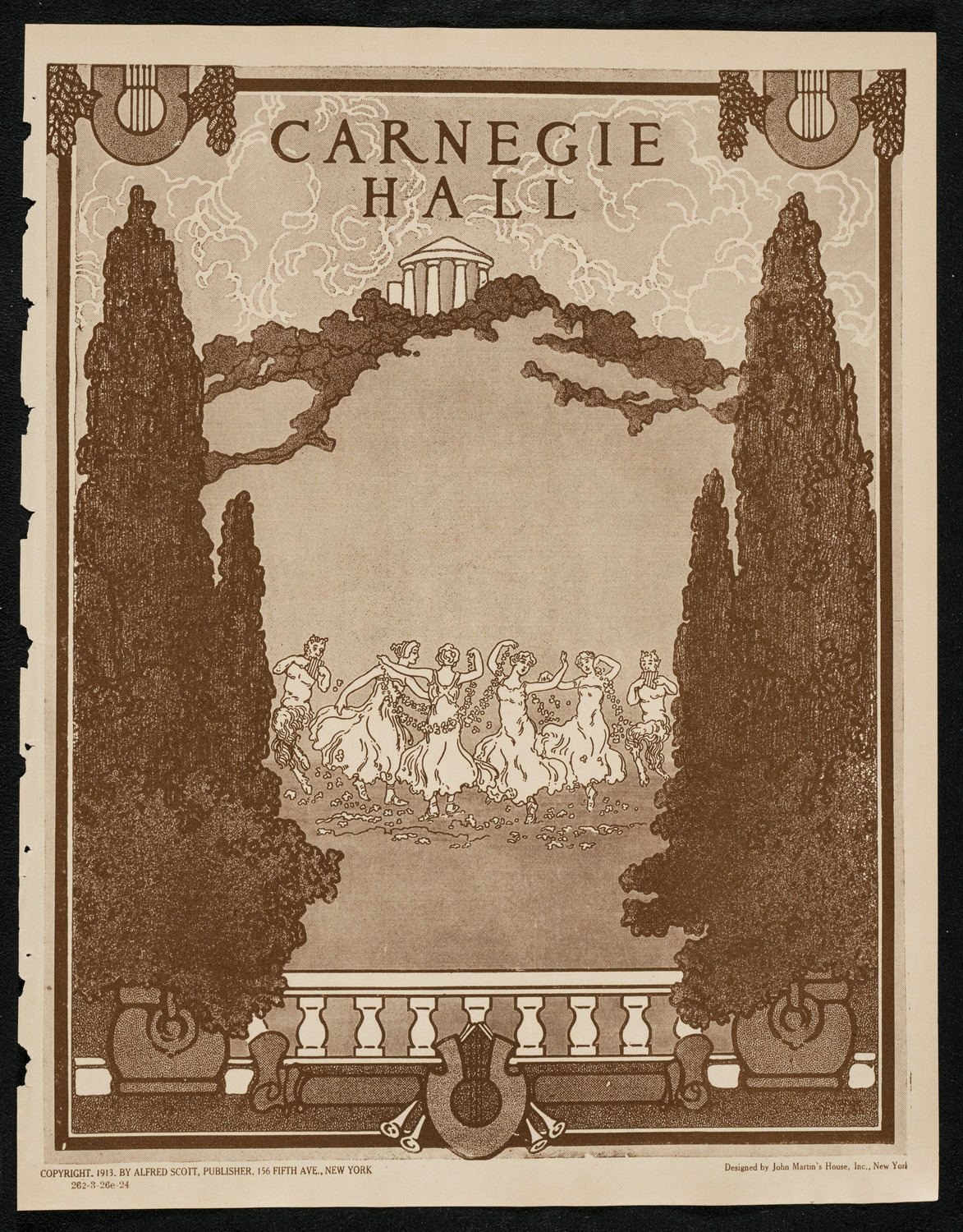 Schola Cantorum of New York, March 26, 1924, program page 1