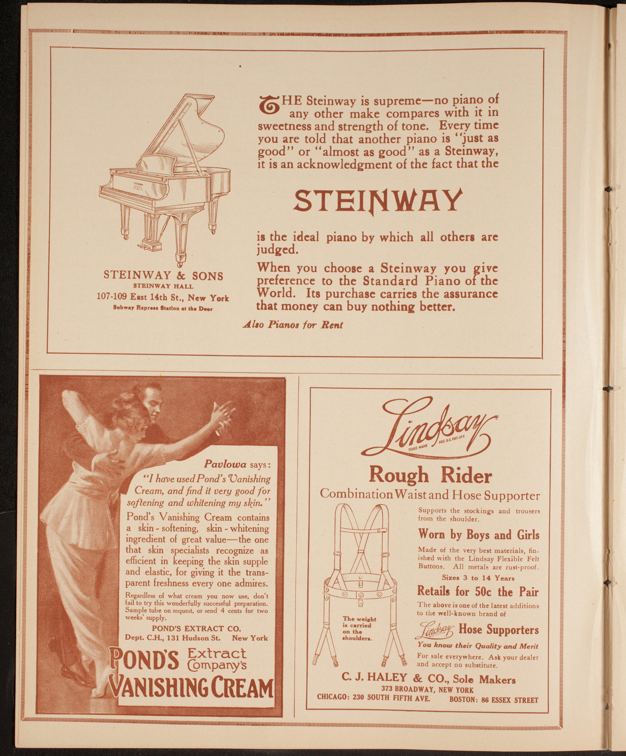 People's Symphony Concert, December 20, 1914, program page 4