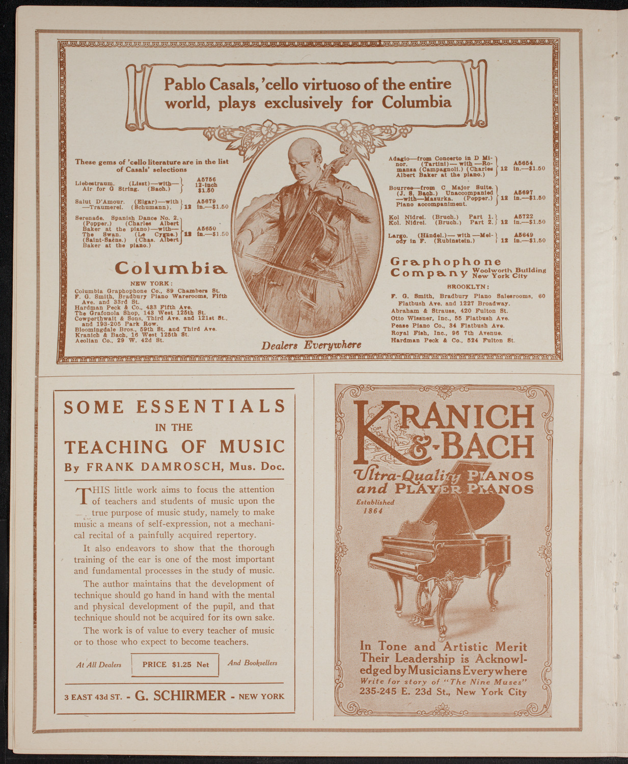 Benefit: Irish Relief Fund, May 27, 1916, program page 6