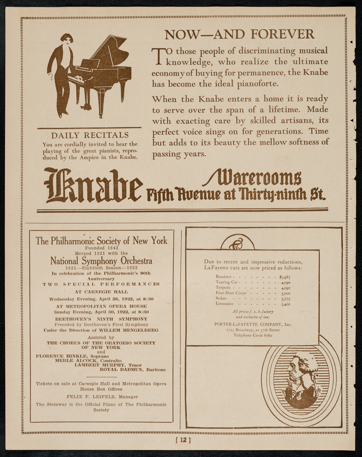 Vestoff-Serova School of Dancing, April 22, 1922, program page 12