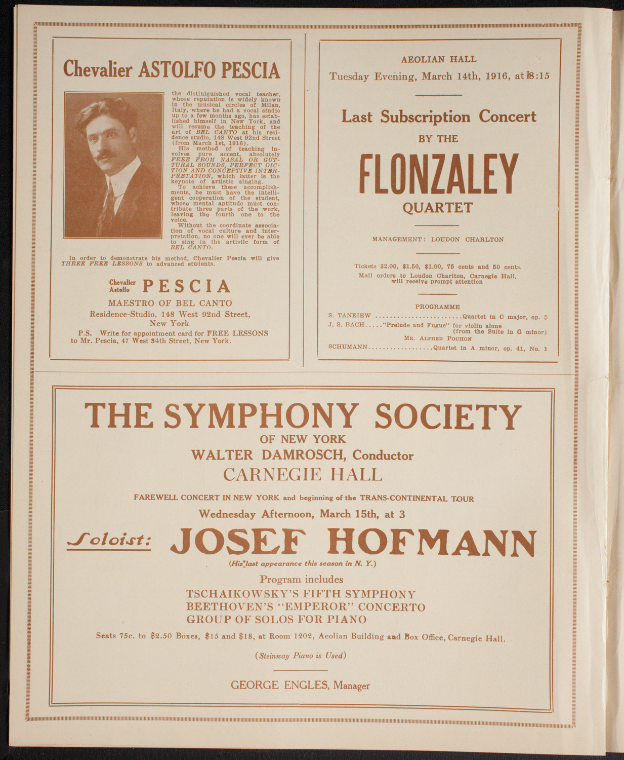 Mass Meeting/ Rally: American Rights Committee, March 13, 1916, program page 8