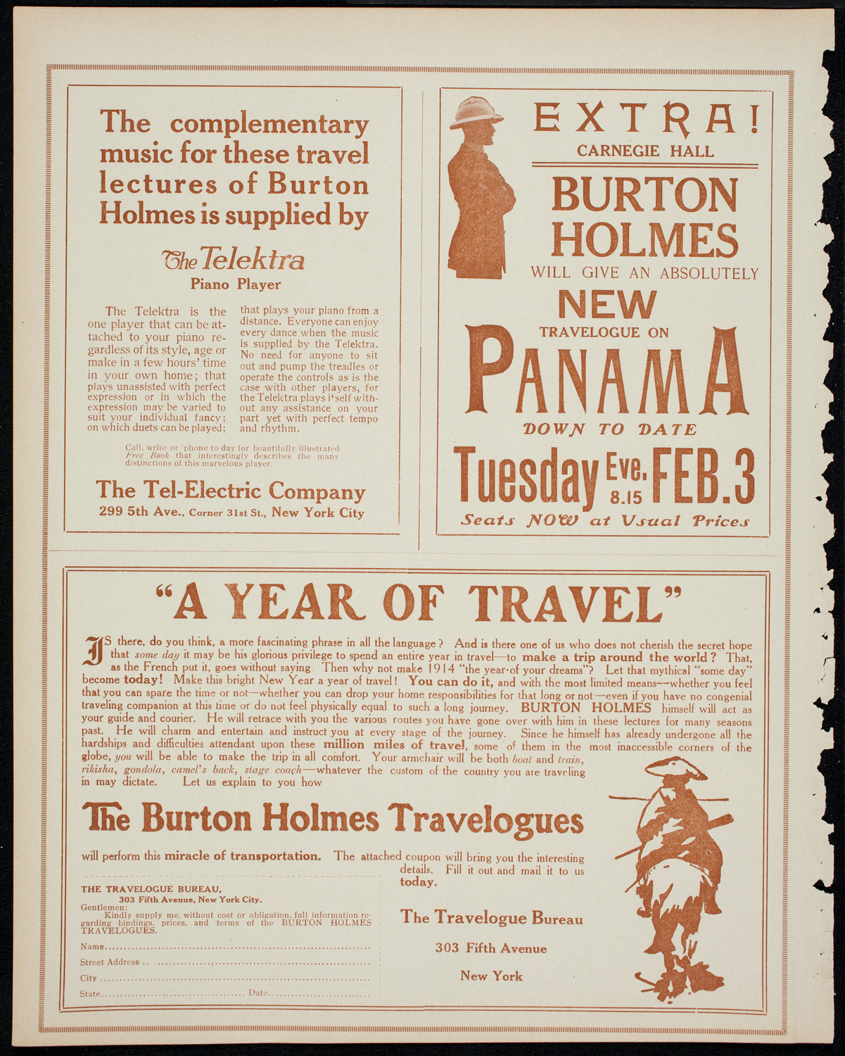Burton Holmes Travelogue: Cruising Through the Philippines, January 25, 1914, program page 8