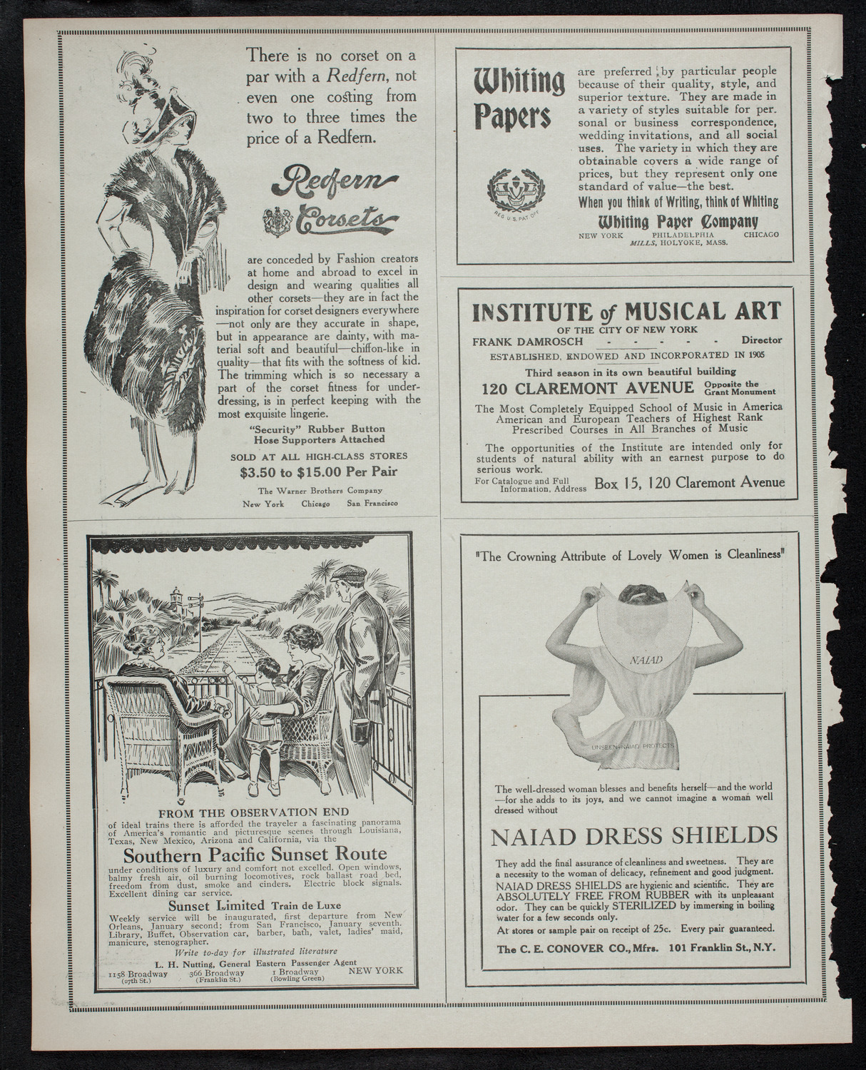 Newman Traveltalks: Switzerland, December 1, 1912, program page 2