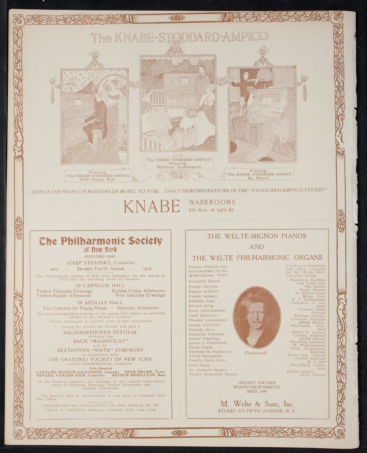 Fashion Show: "Yesterday or To-Morrow", October 8, 1915, program page 12