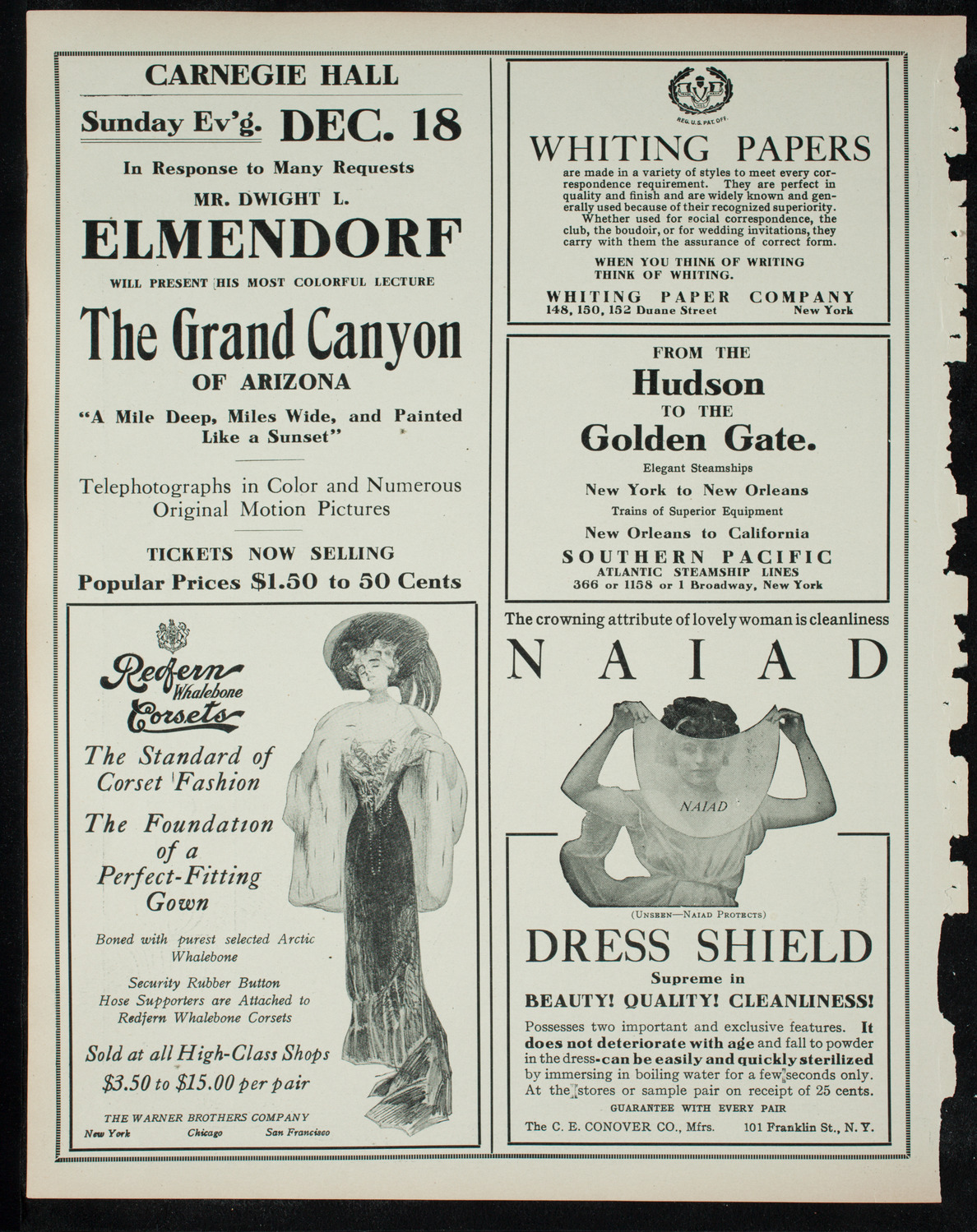 People's Symphony Concert, December 18, 1910, program page 2