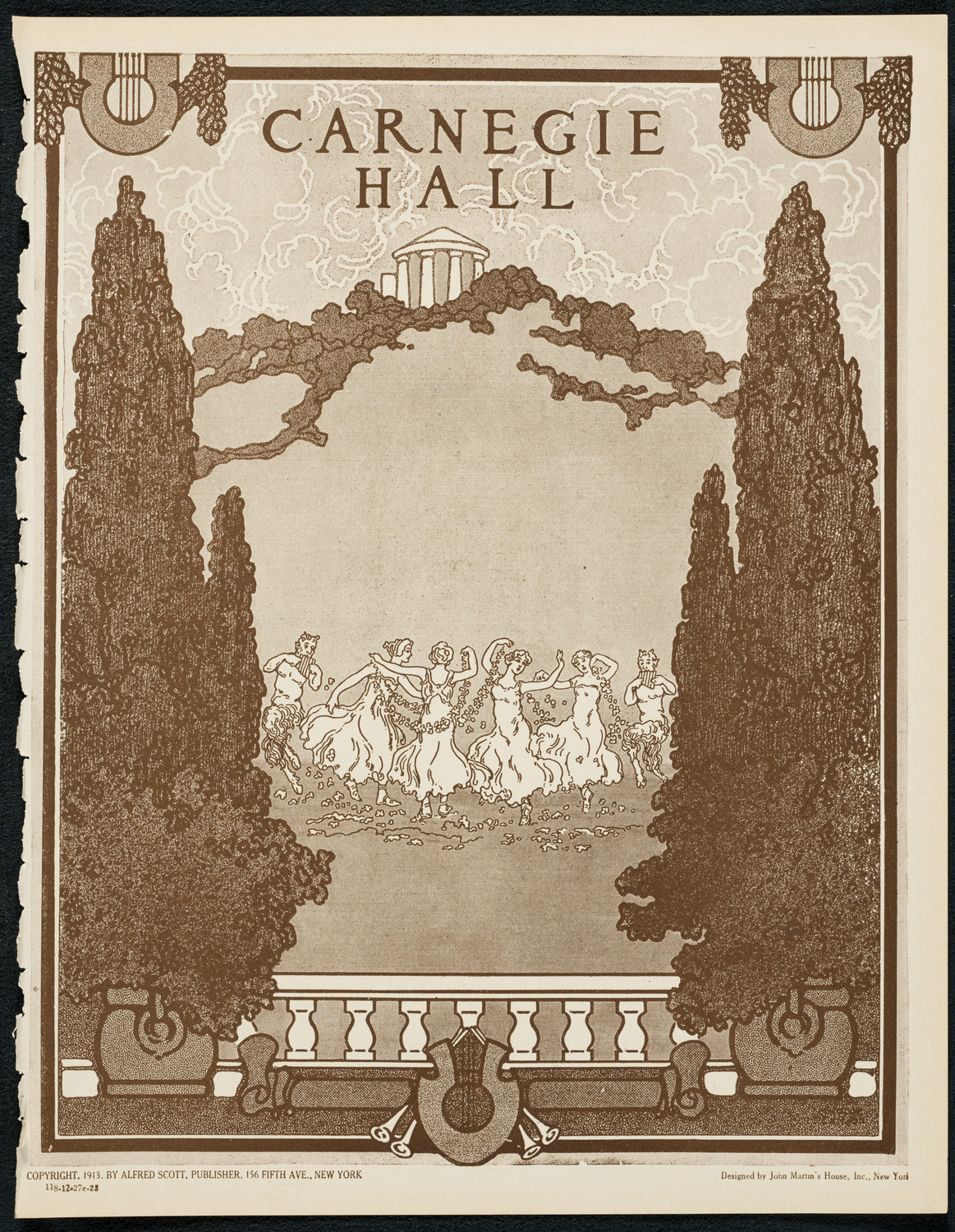 New York Philharmonic, December 27, 1923, program page 1