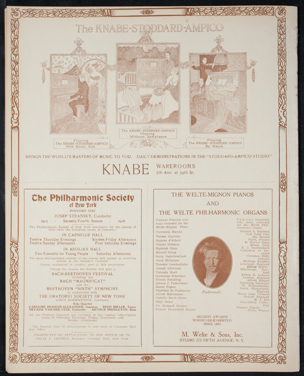 Fashion Show: "Yesterday or To-Morrow", October 9, 1915, program page 12