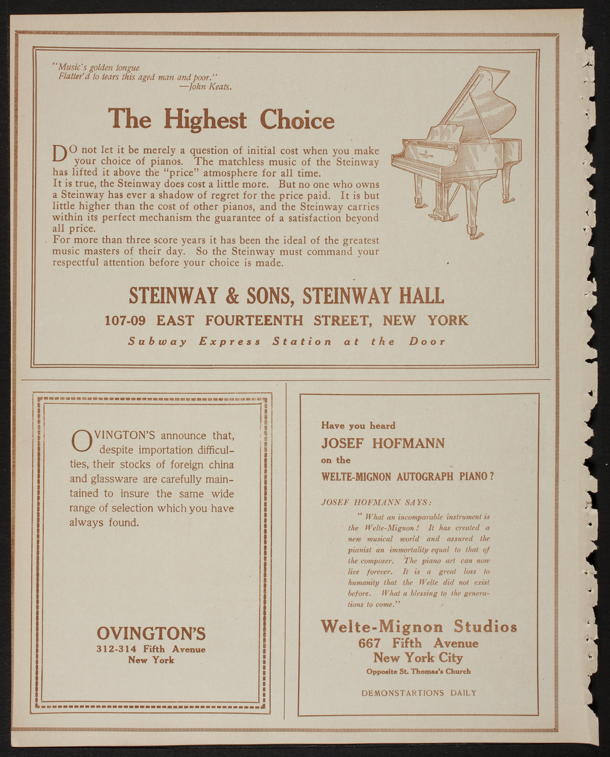 Home Symphony Concert: New York Philharmonic, February 27, 1918, program page 4