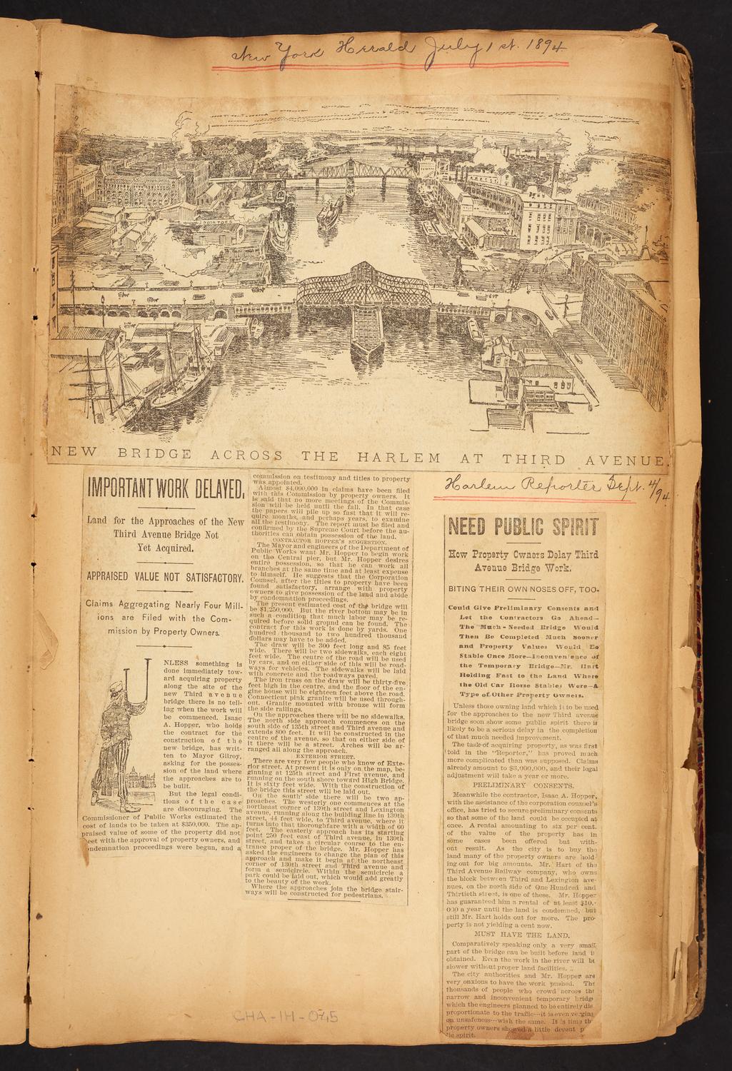 Isaac Hopper Scrapbook, page 45: 1894
