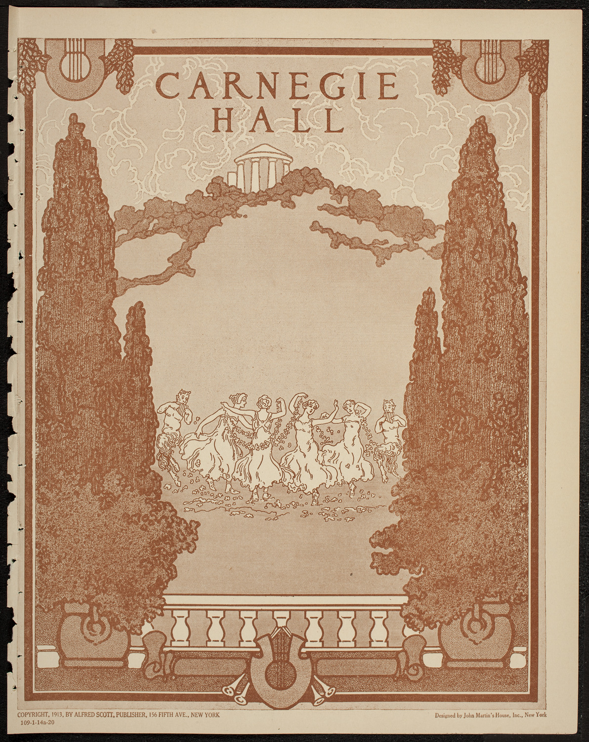Fritz Kreisler, Violin, January 14, 1920, program page 1