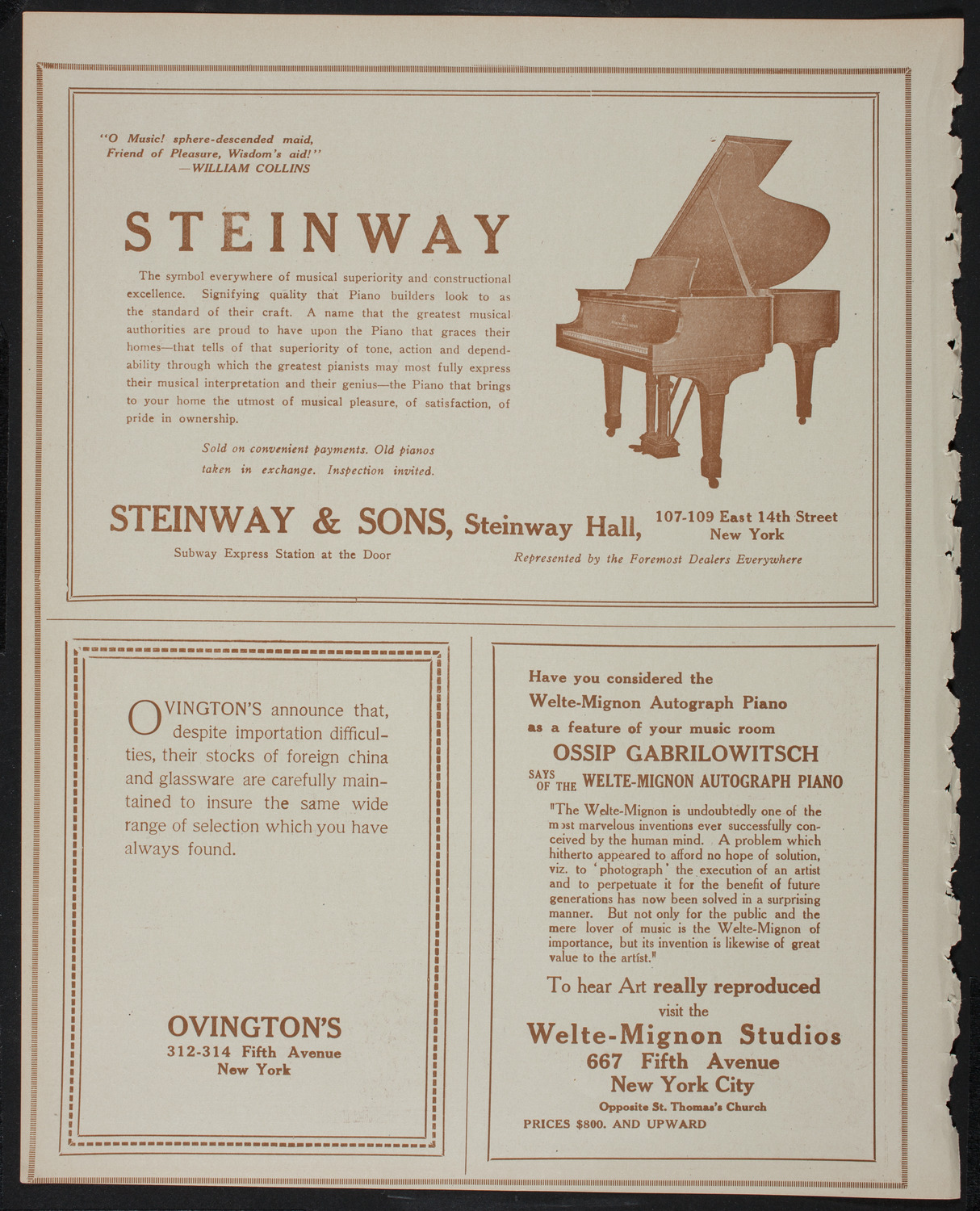 Lecture on Prisoners-of-War Camps, January 13, 1918, program page 4