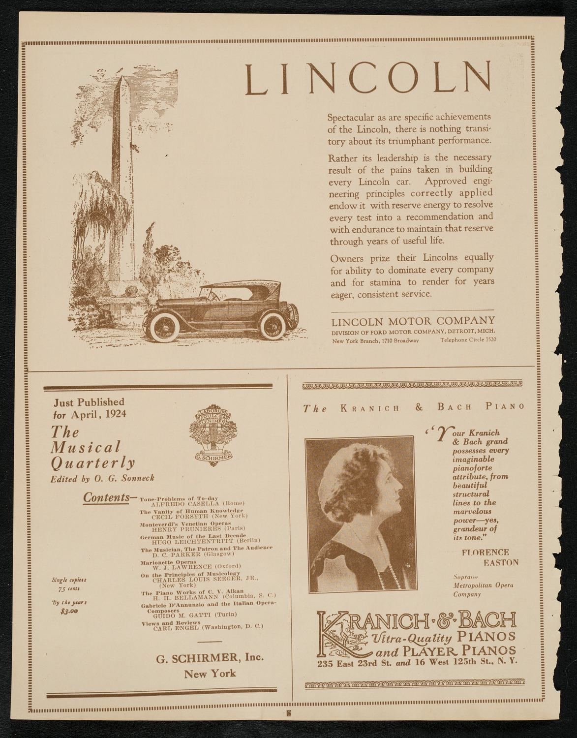 Minneapolis Symphony Orchesta, April 14, 1924, program page 6