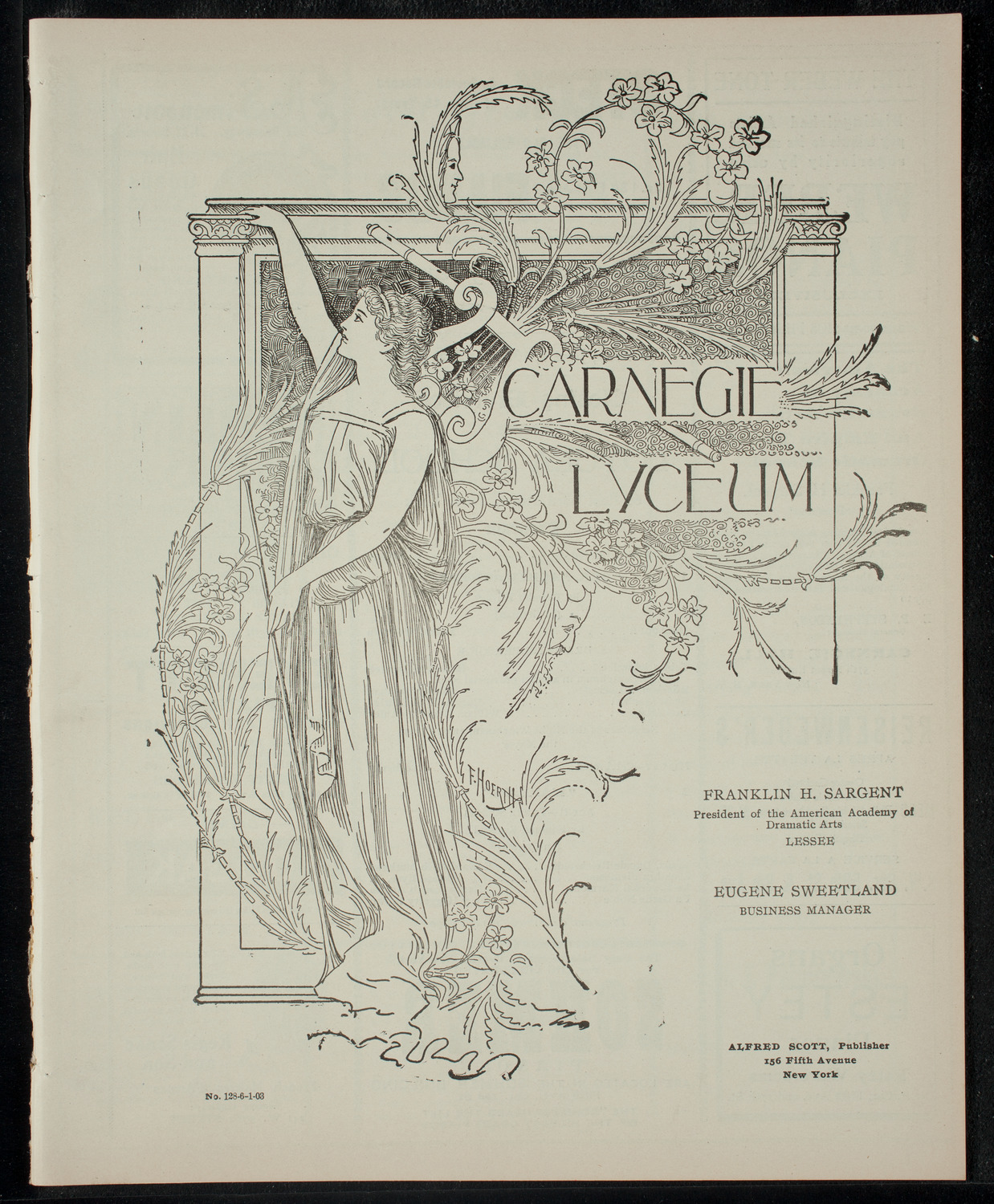 Loyola School Closing Exercises, June 1, 1903, program page 1