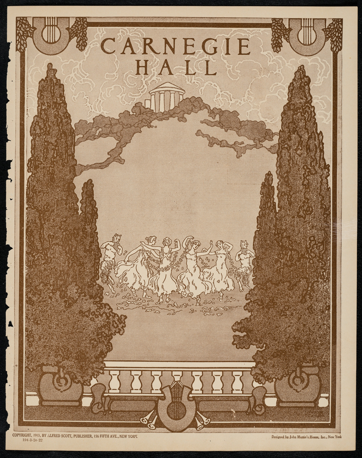 New York Philharmonic, March 2, 1922, program page 1