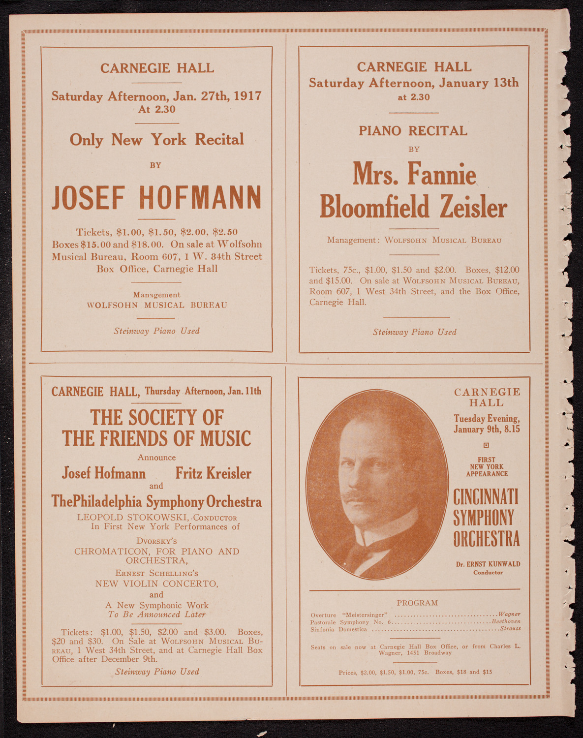 Russian Symphony Society of New York, December 31, 1916, program page 10