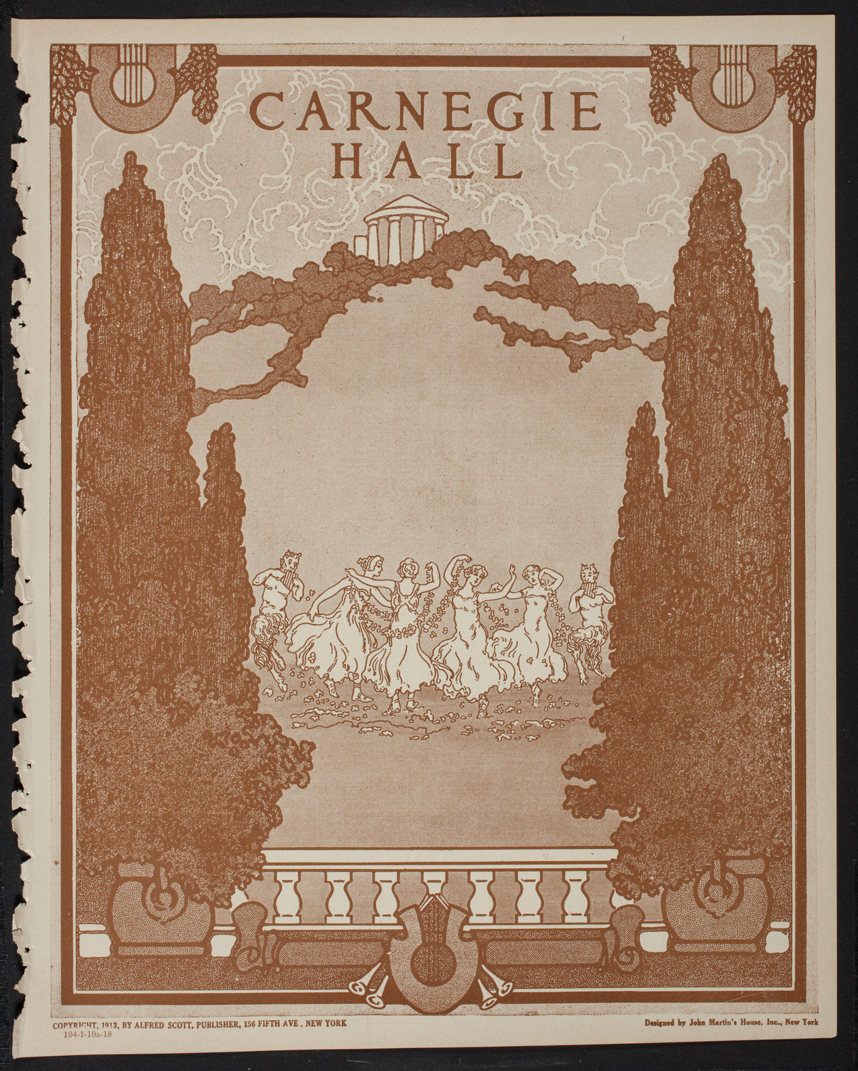 New York Symphony Orchestra, January 10, 1918, program page 1