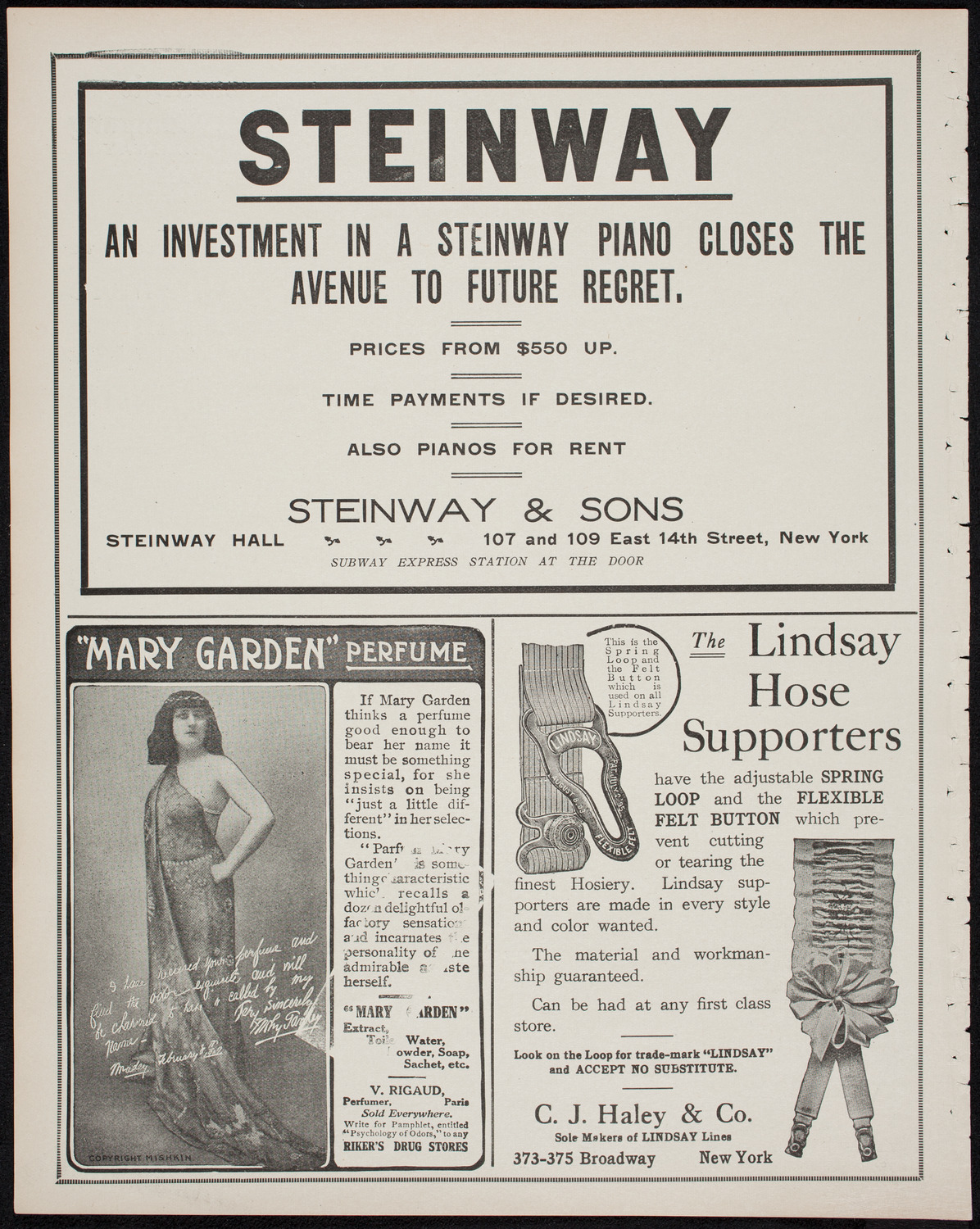 Isadora Duncan, Dancer, with the New York Symphony Orchestra, March 2, 1911, program page 4