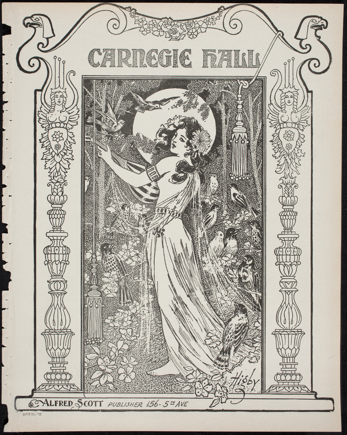 Graduation: College of Pharmacy of the City of New York, May 11, 1911, program page 1