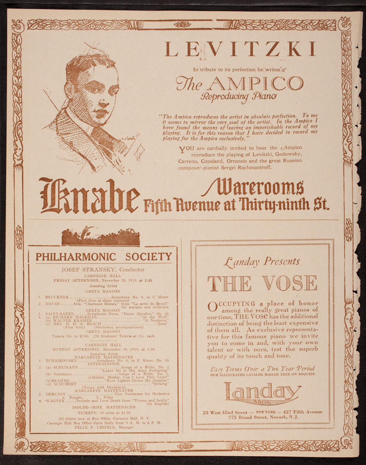Newman Traveltalks: Occupied Germany, November 24, 1919, program page 12