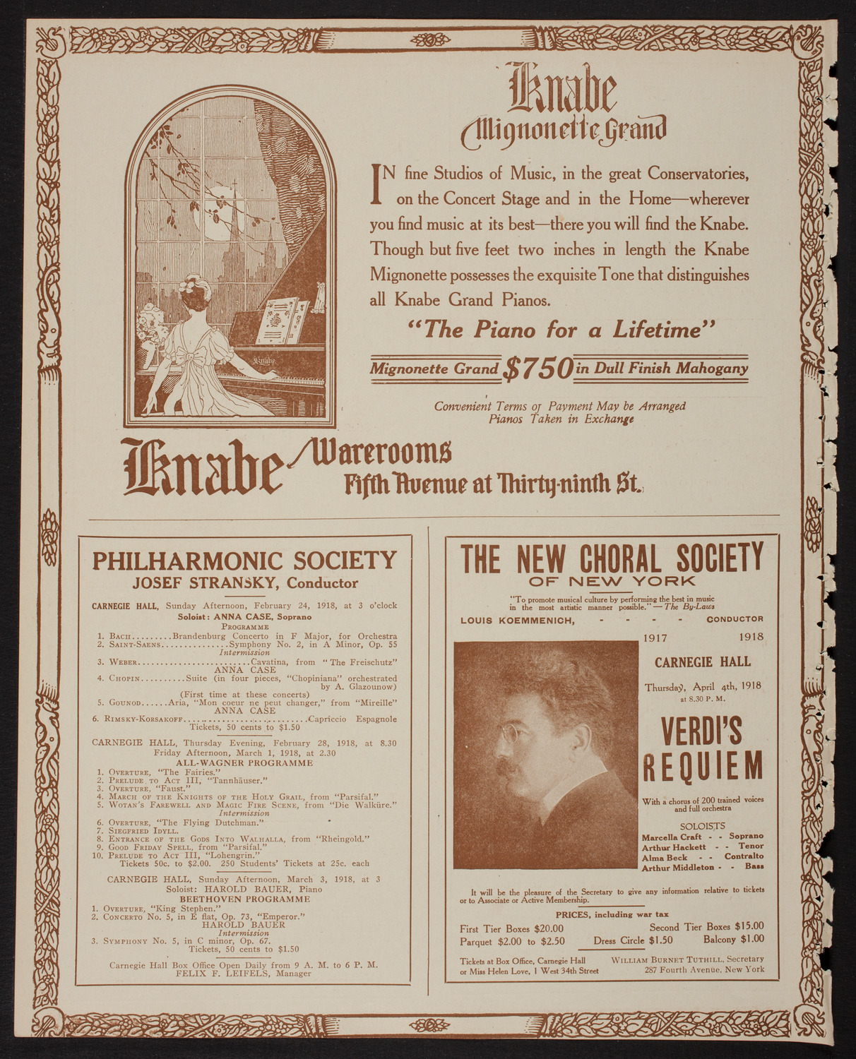 Symphony Concert for Young People, February 23, 1918, program page 12