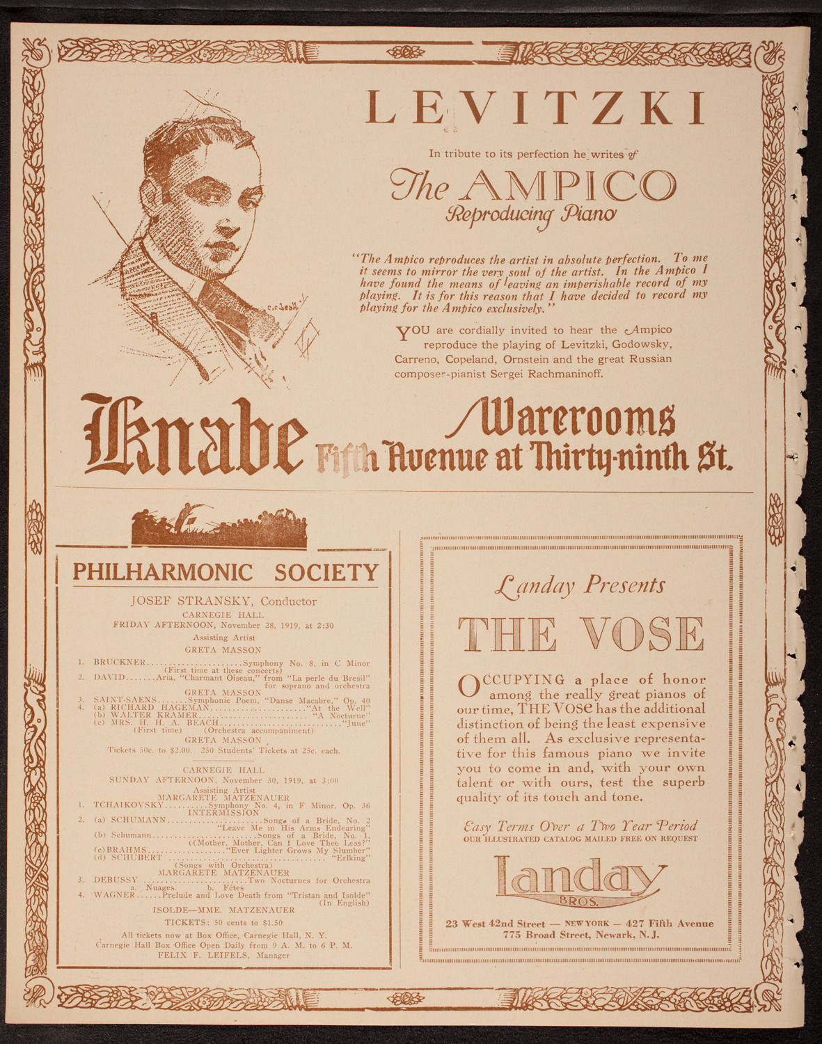 Newman Traveltalks: Occupied Germany, November 23, 1919, program page 12