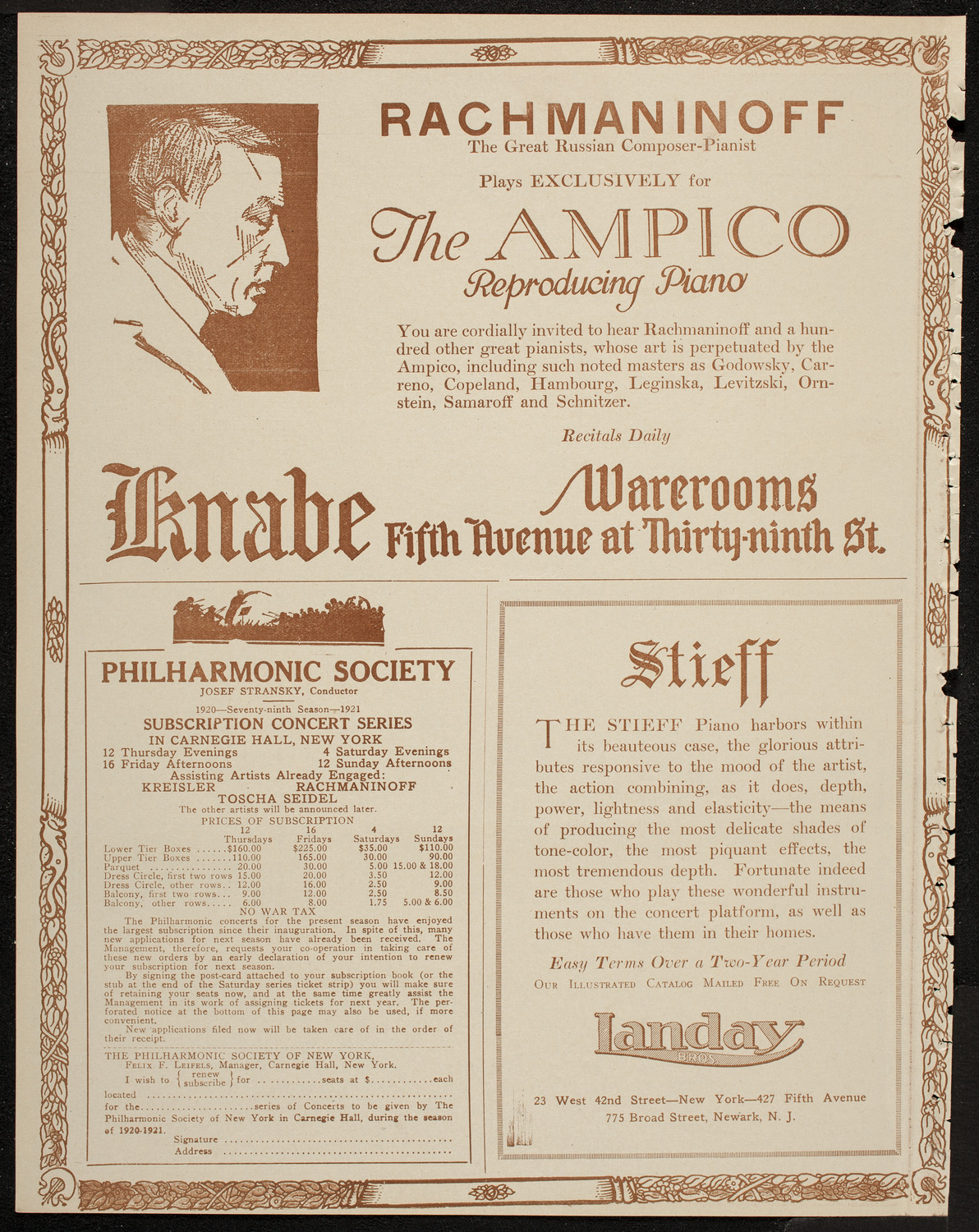 Clotilde Meygret, Soprano, April 18, 1920, program page 12