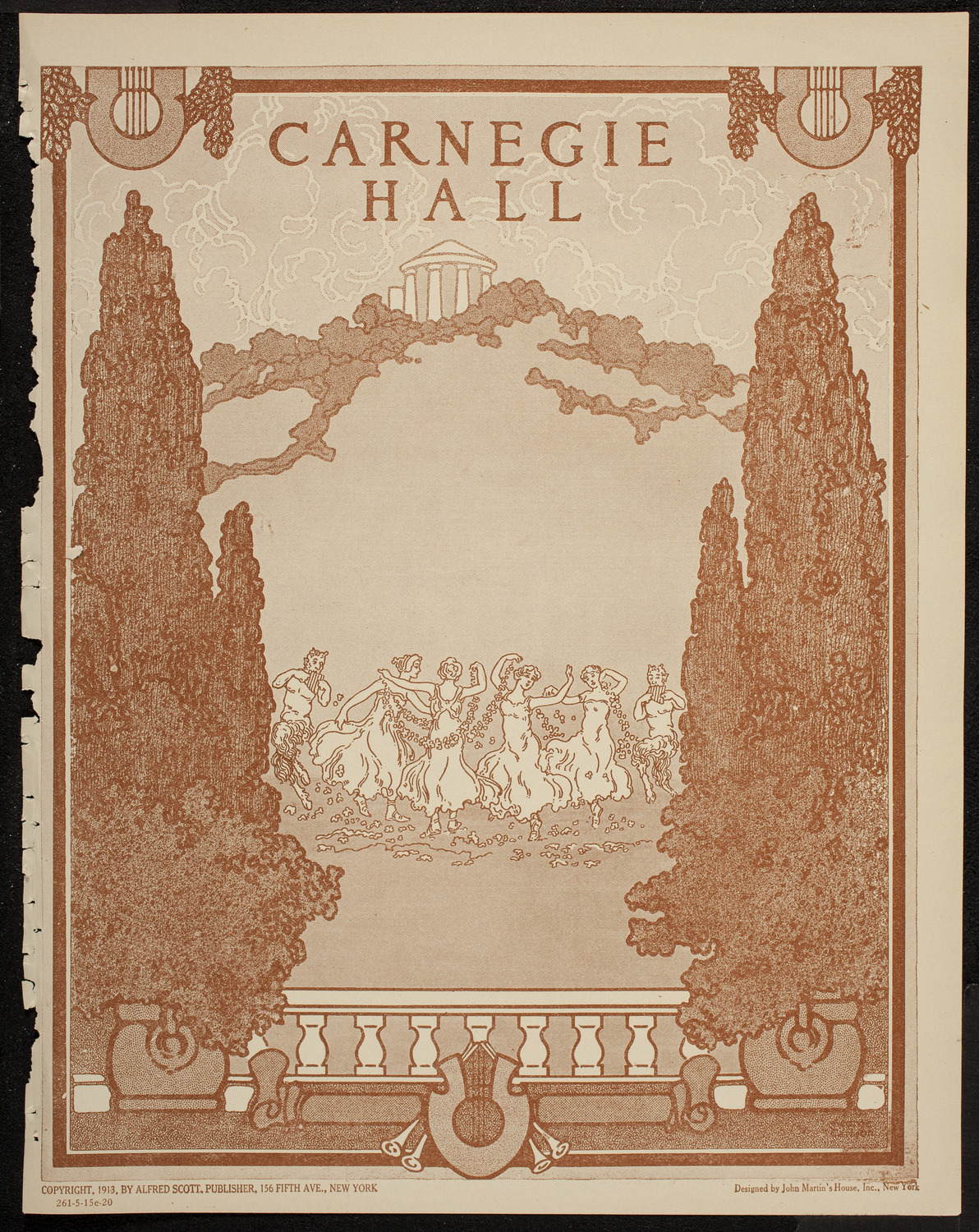 Isadora Duncan Dancers, May 15, 1920, program page 1