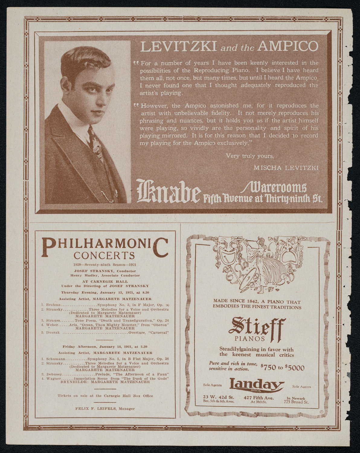 Burton Holmes Travelogue: Constantinople, January 9, 1921, program page 12