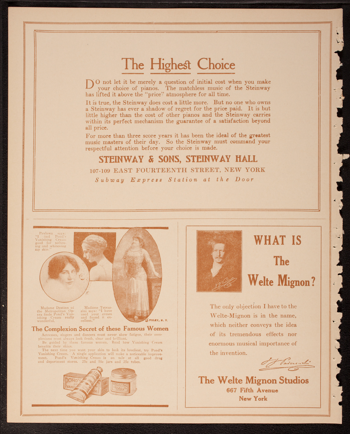 Newman Traveltalks: Hawaii and Manila, April 1, 1917, program page 4