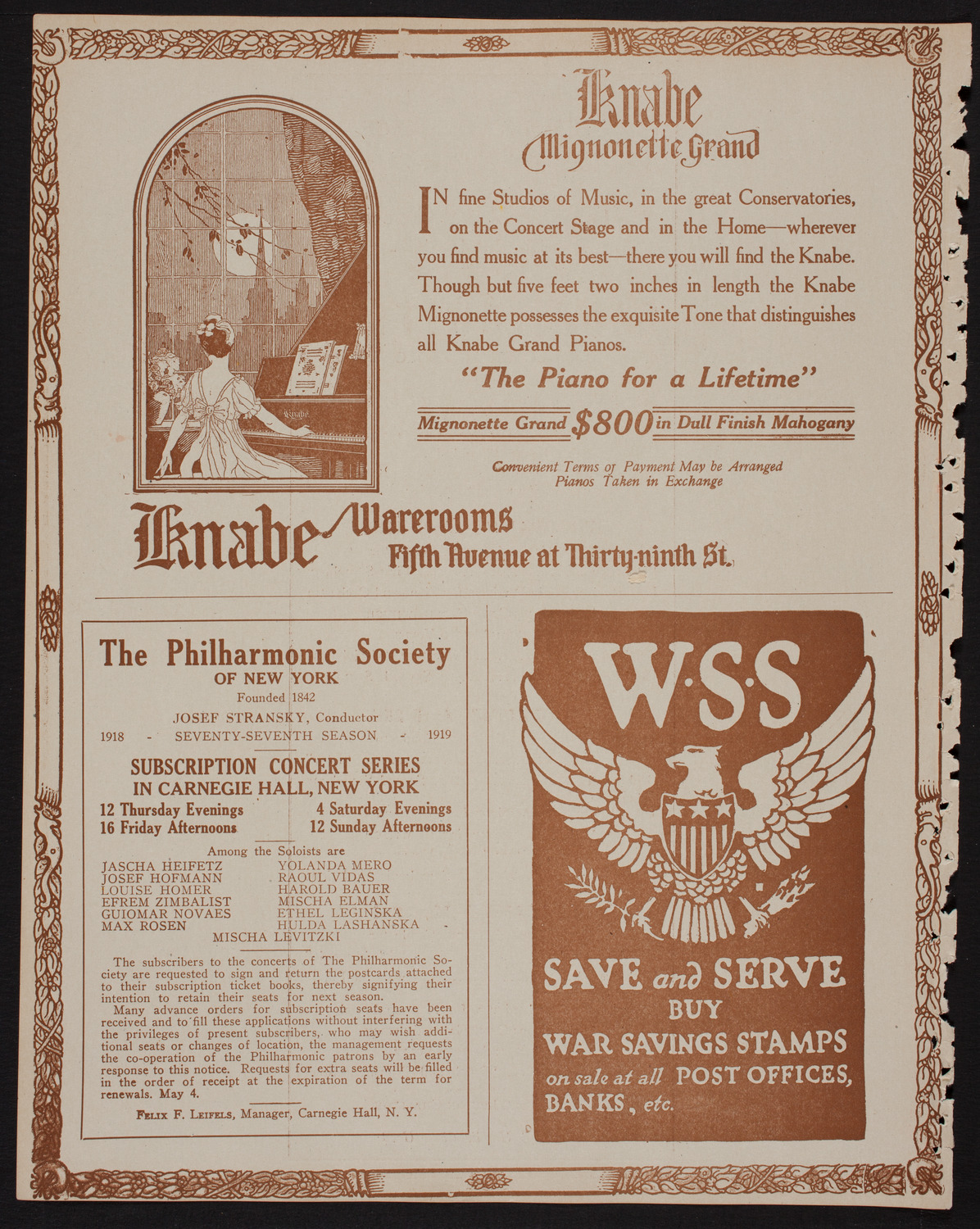 Y.W.C.A Patriotic Pageant, April 12, 1918, program page 12