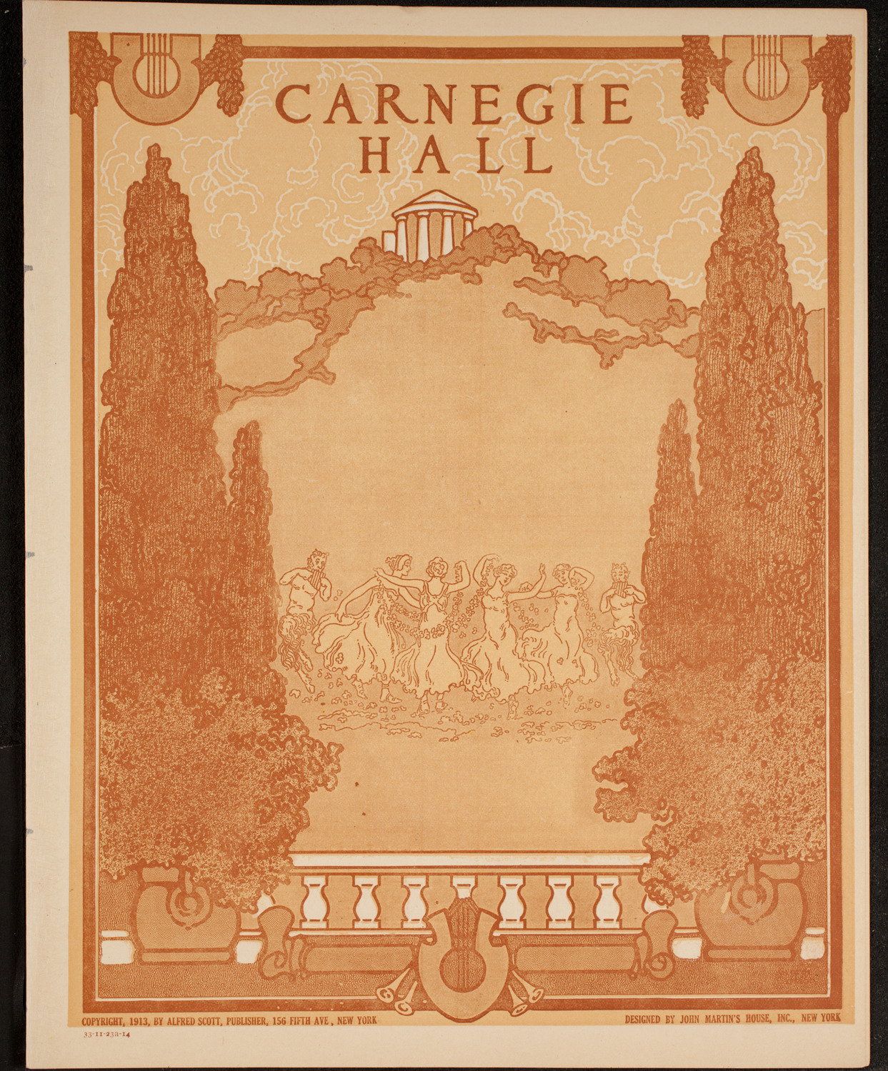 Elmendorf Lecture: Around Northern Europe, November 23, 1914, program page 1