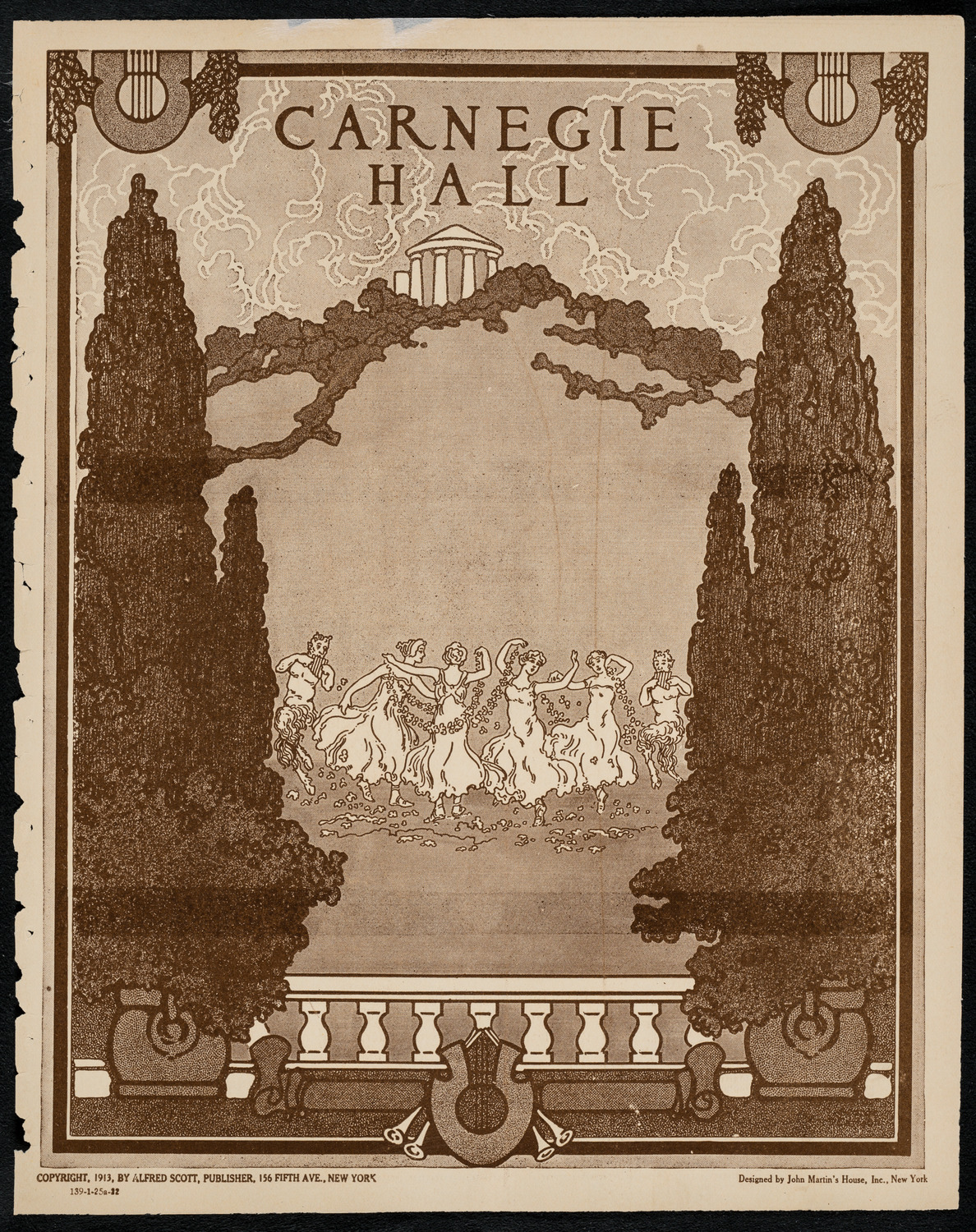 Magdeleine du Carp with the New York Philharmonic, January 25, 1922, program page 1