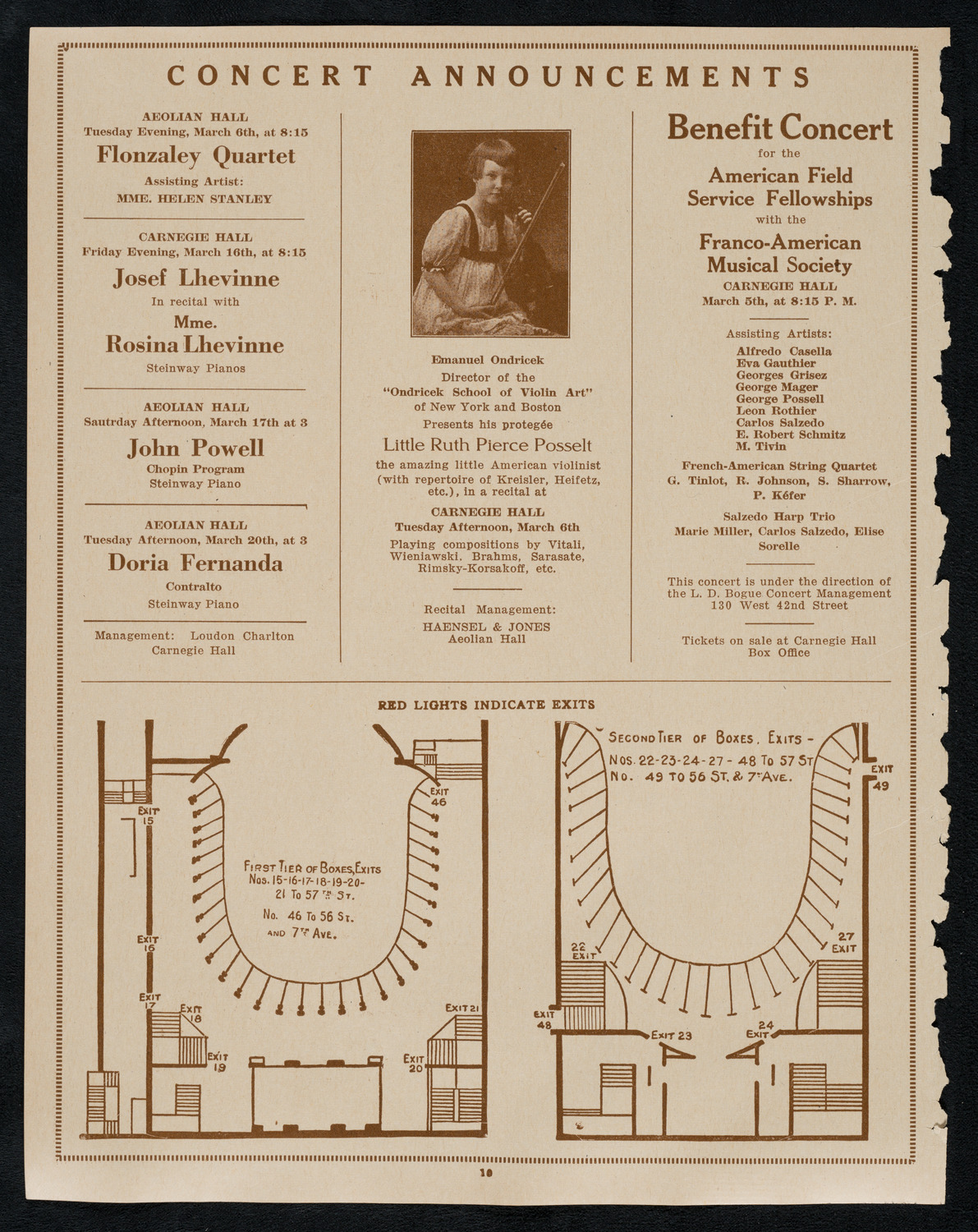 Symphony Concert for Young People, March 3, 1923, program page 10