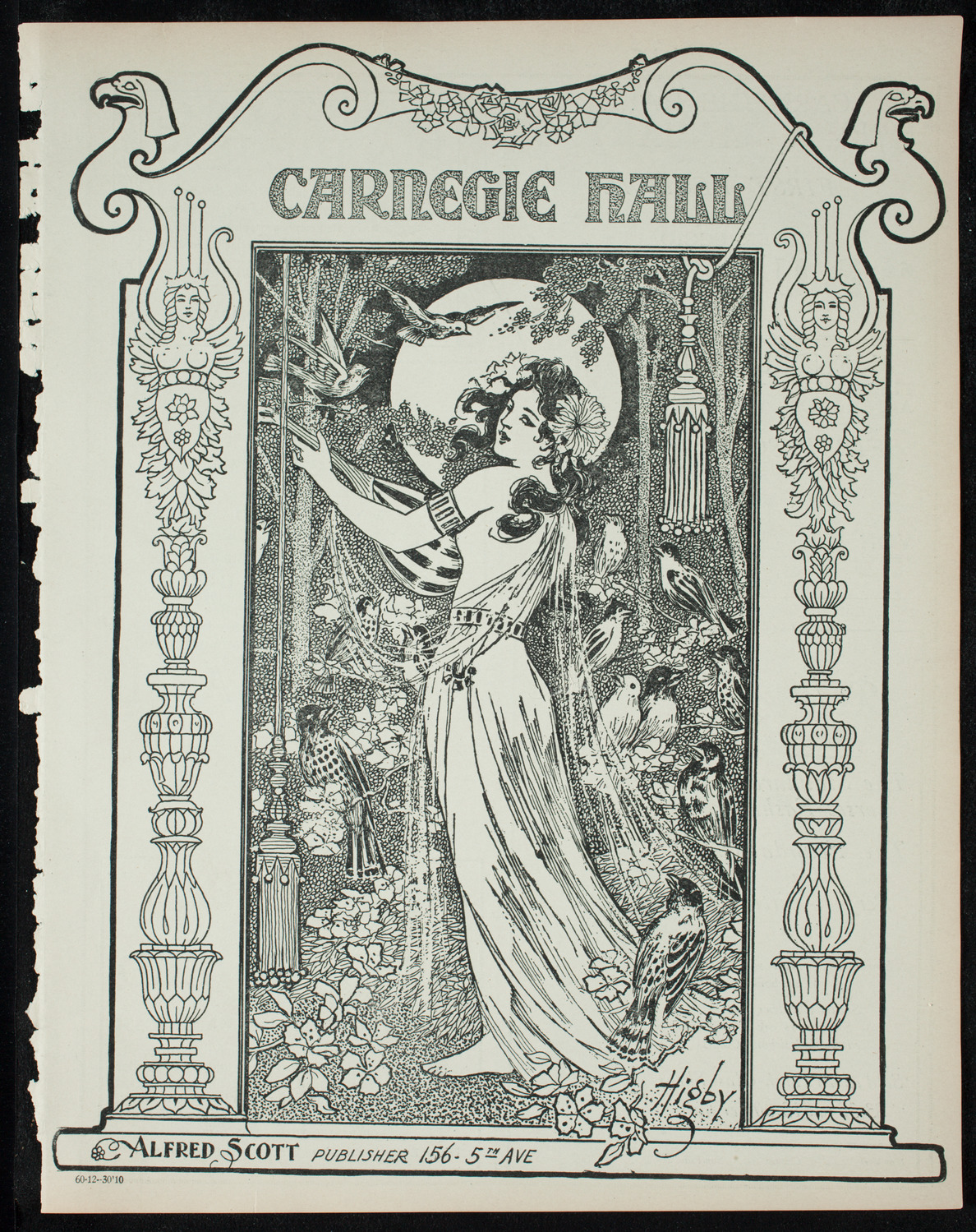 New York Philharmonic, December 30, 1910, program page 1
