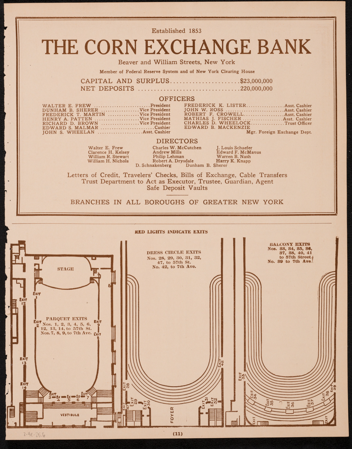 New York Philharmonic Students' Concert, February 4, 1925, program page 11