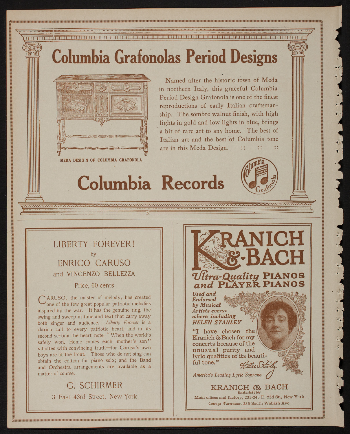 New York Philharmonic, February 28, 1918, program page 6