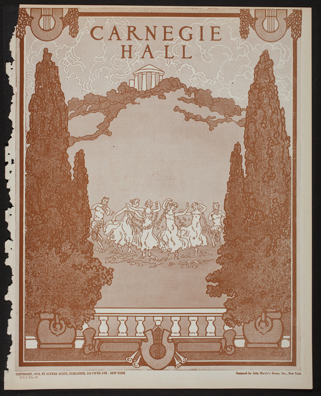 Giuseppe De Luca, Baritone, February 10, 1918, program page 1