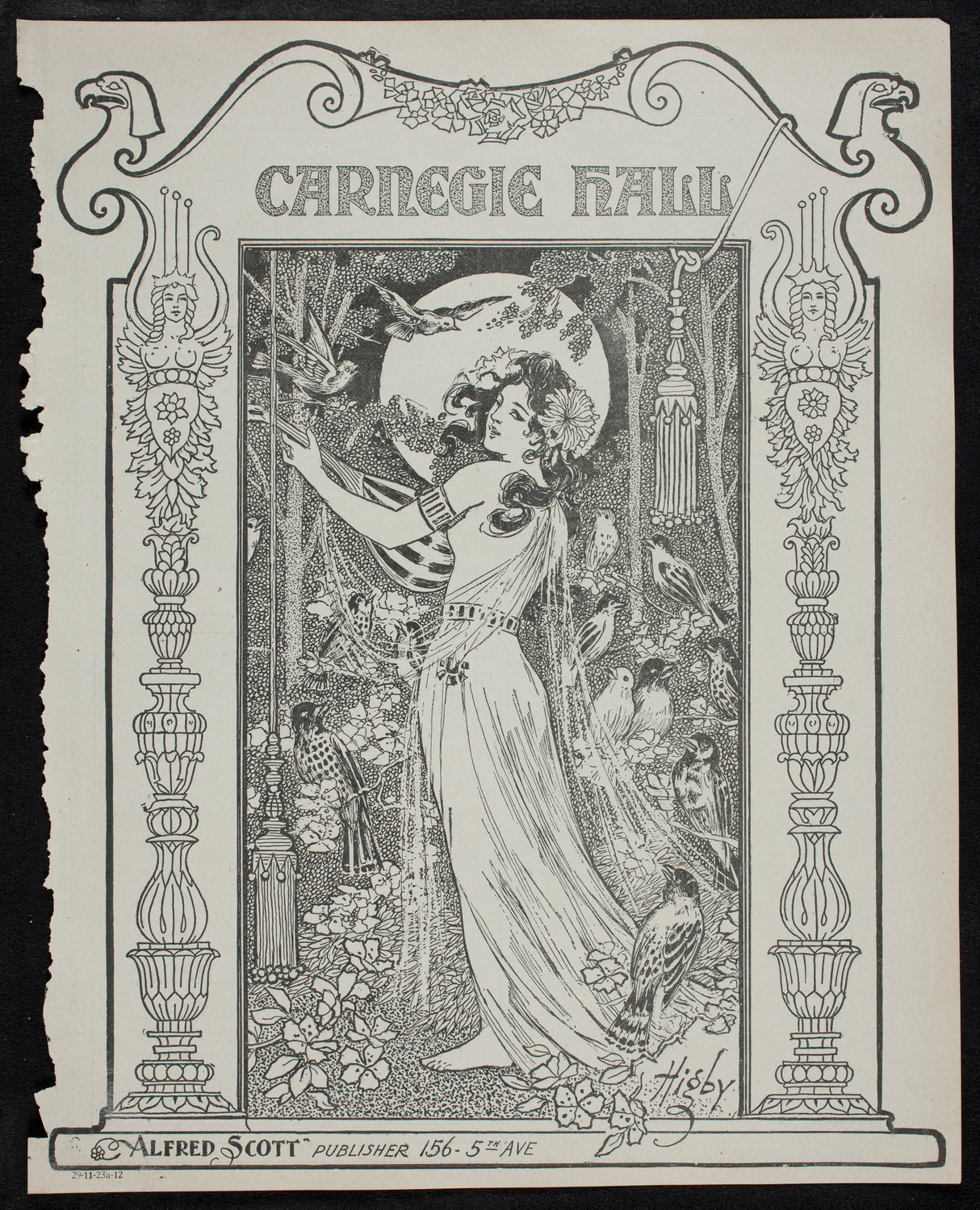 Symphony Concert for Young People, November 23, 1912, program page 1