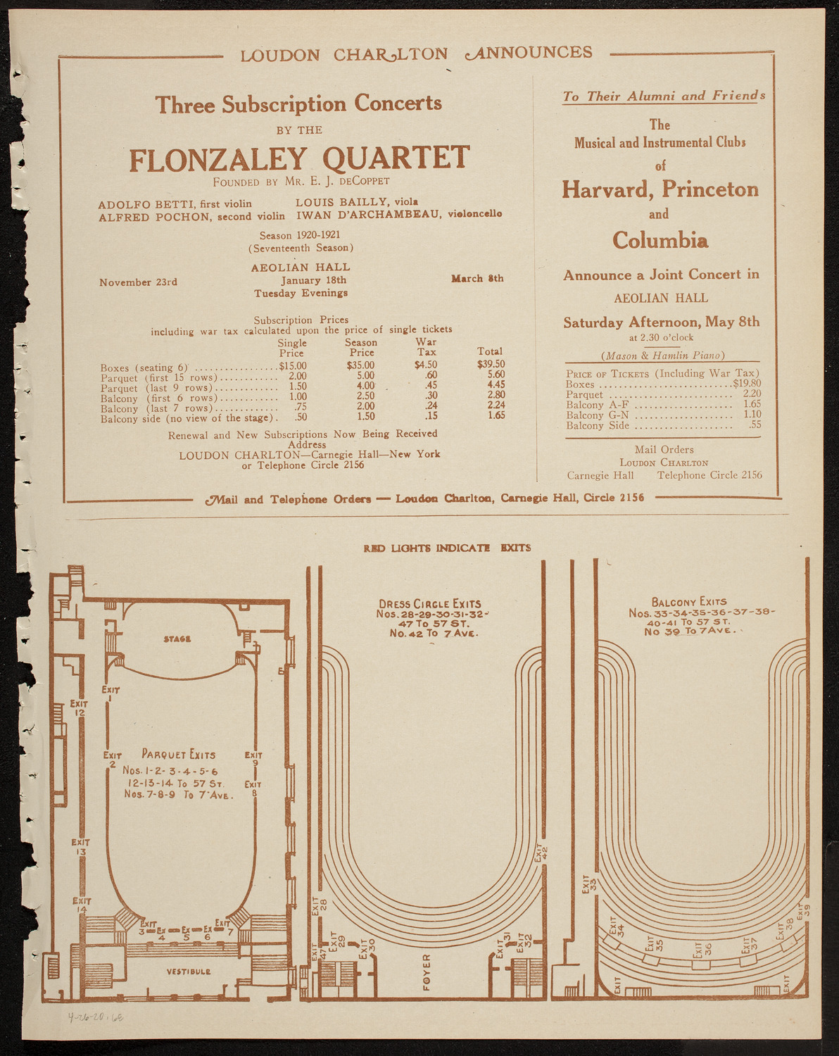 Inkowa Club Minstrels, April 26, 1920, program page 11