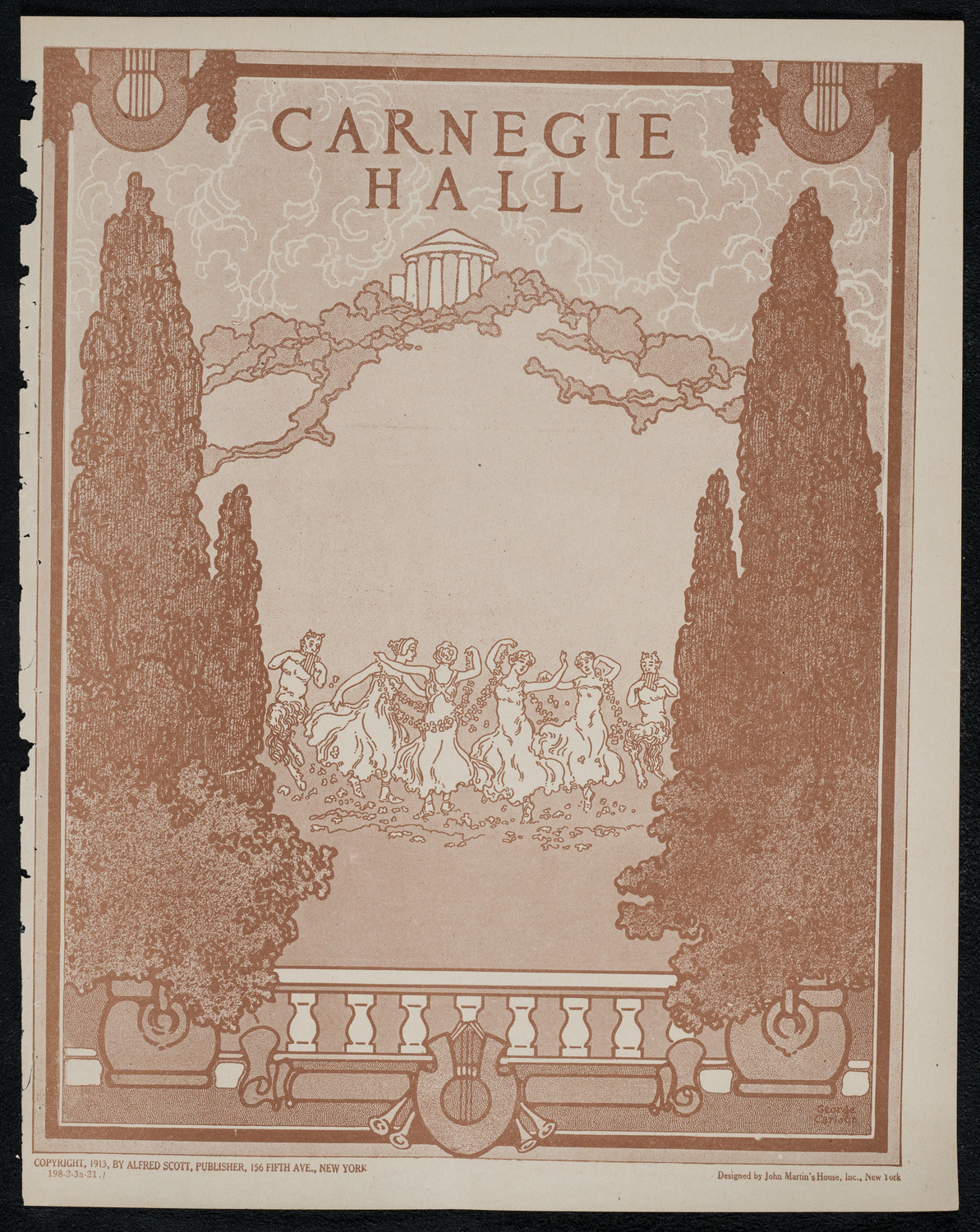 New York Symphony Orchestra, February 3, 1921, program page 1