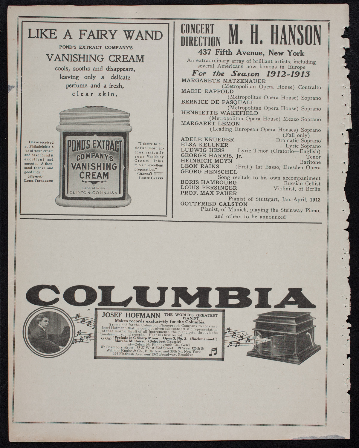 Graduation: Eastman-Gaines School, June 20, 1912, program page 8